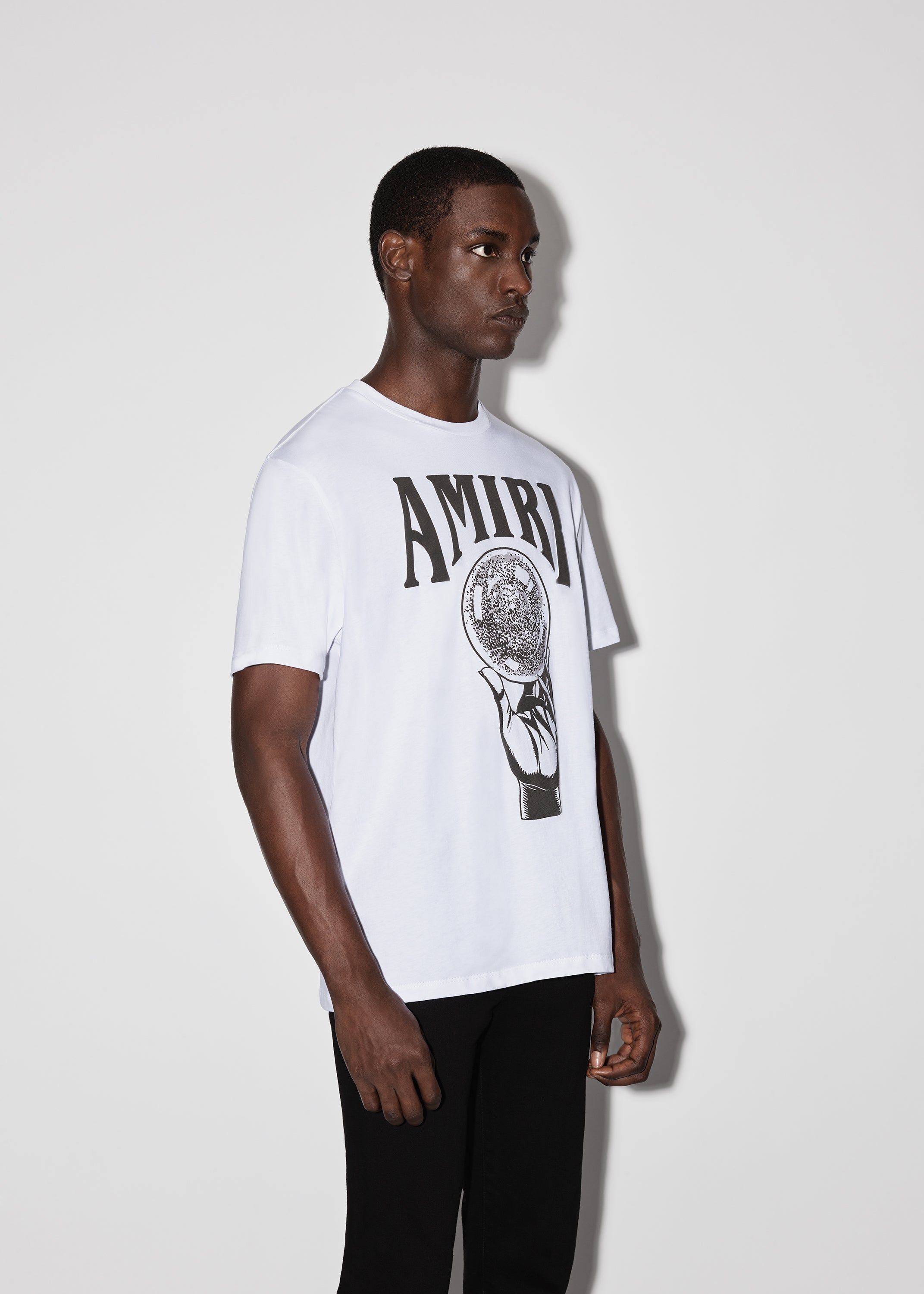 CRYSTAL BALL SHORT SLEEVE TEE - WHITE sold by AMIRI product image thumbnail 3