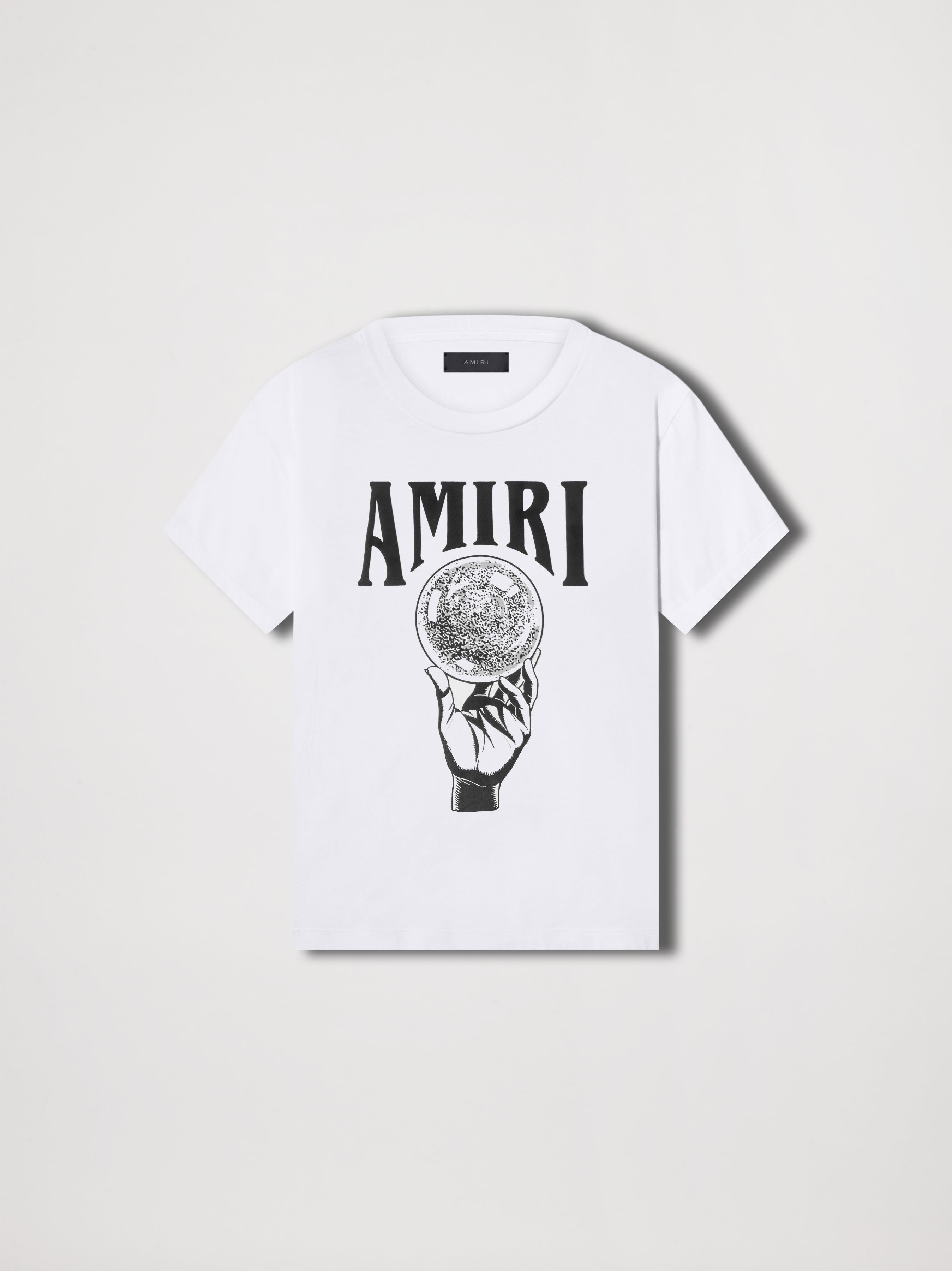 AMIRI CRYSTAL BALL SHORT SLEEVE TEE - WHITE | Parallel