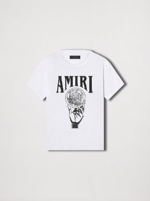 CRYSTAL BALL SHORT SLEEVE TEE - WHITE sold by AMIRI
