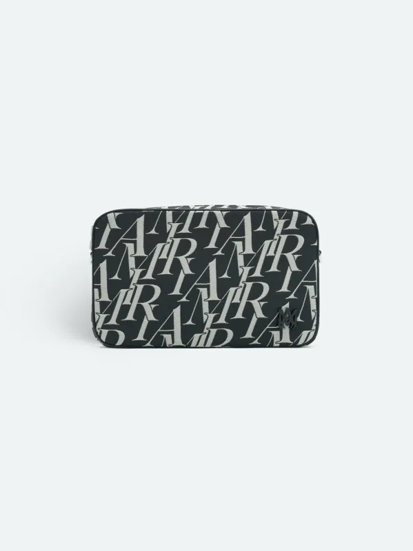 AMIRI REPEAT JACQUARD CAMERA CASE - Black made by AMIRI