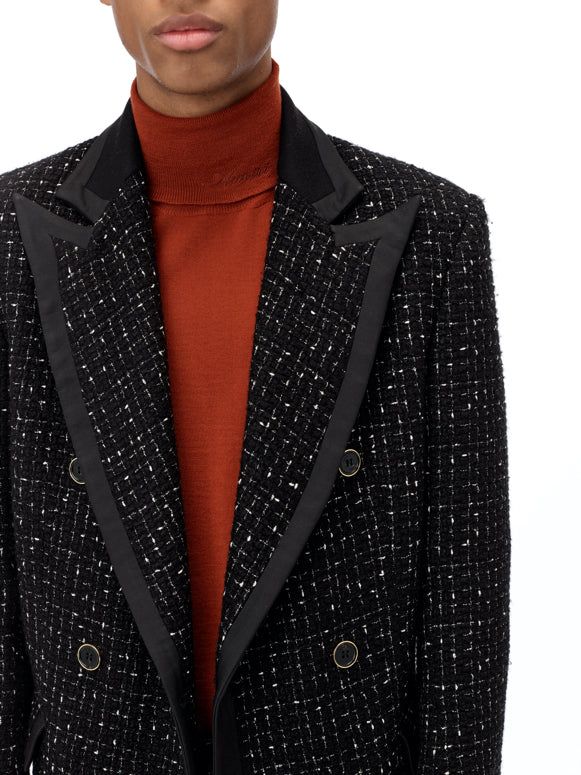 Boucle Long Coat - Black sold by AMIRI product image thumbnail 3