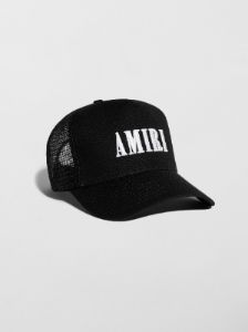 AMIRI LOGO TRUCKER - BLACK / WHITE sold by AMIRI