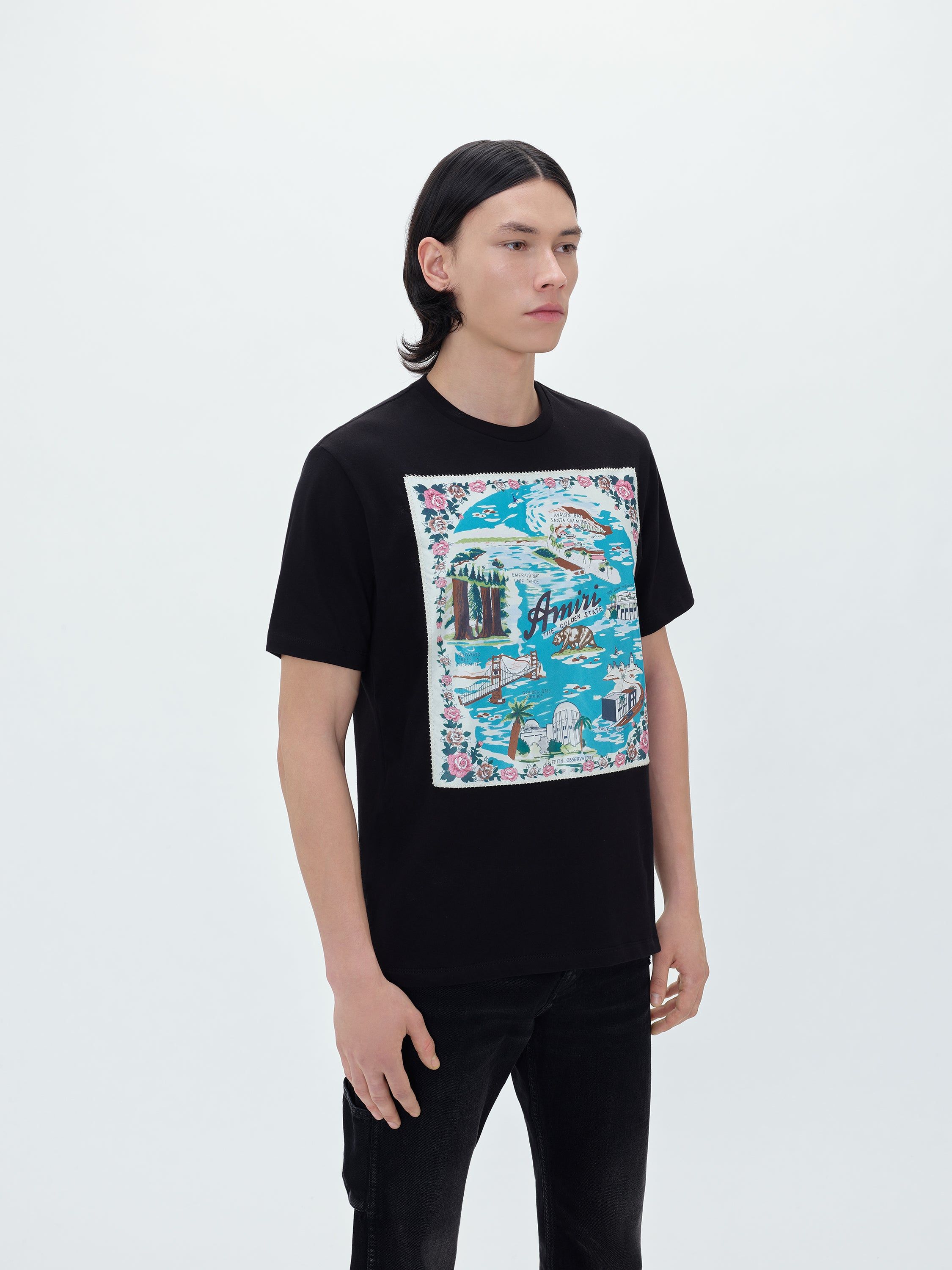 CALIFORNIA TEE - BLACK sold by AMIRI product image thumbnail 3