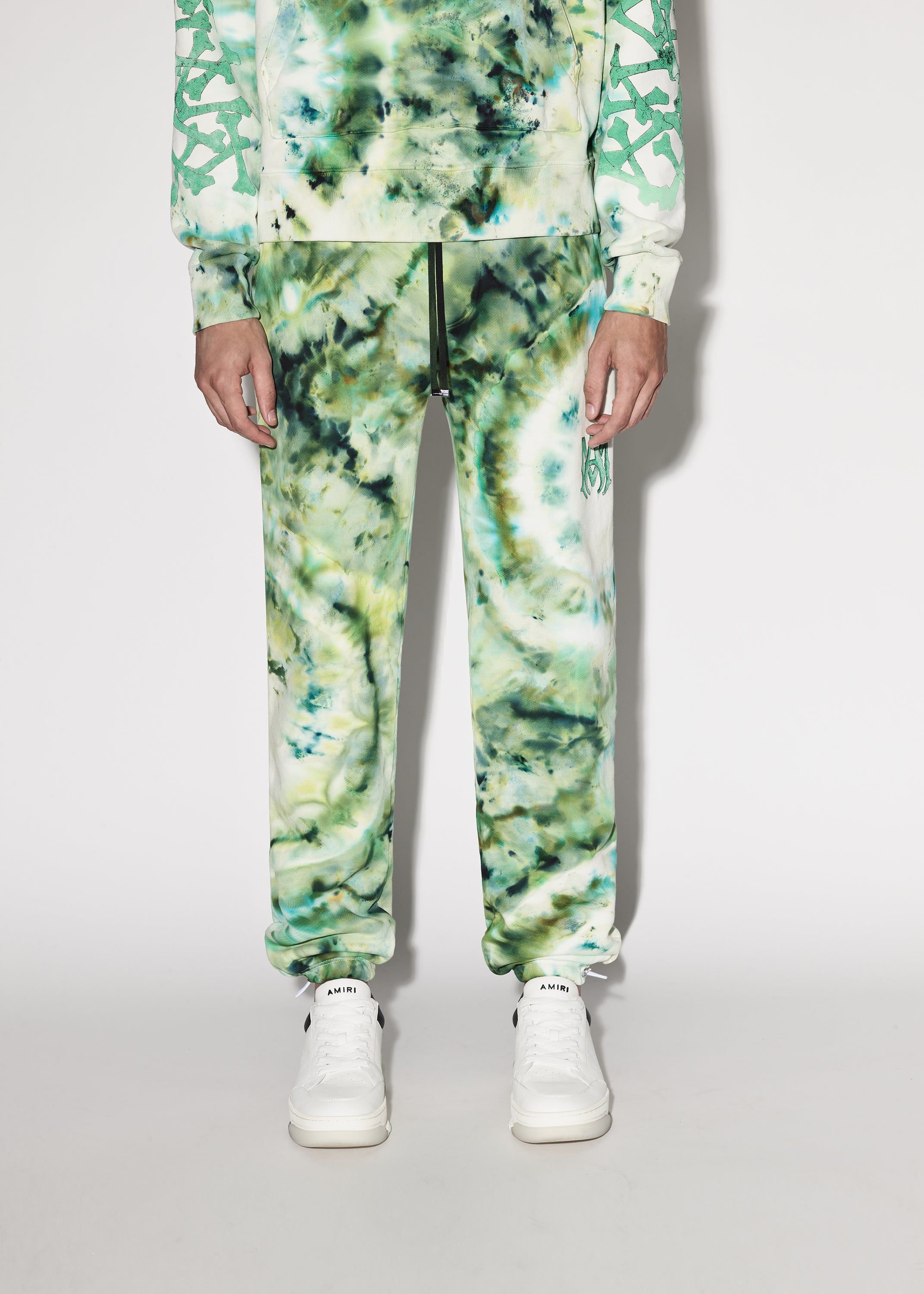 M.A. TIE-DYE SWEATPANTS - GREEN sold by AMIRI product image thumbnail 2