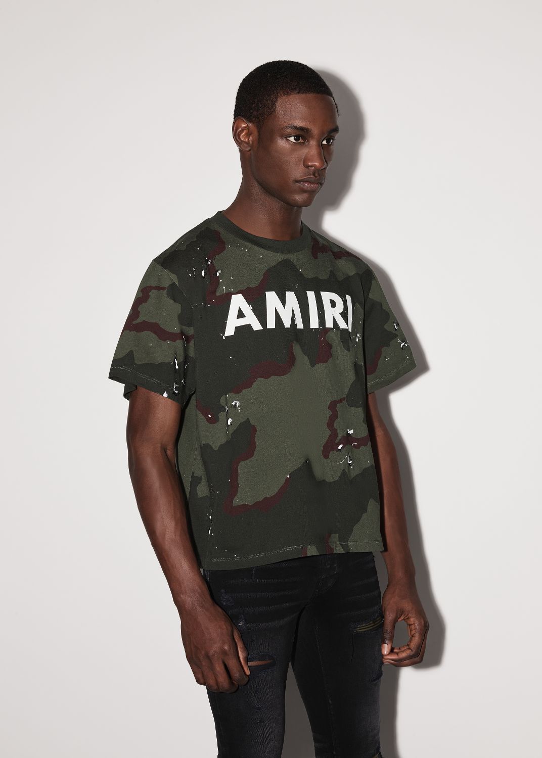 ARMY LOGO TEE - CAMO sold by AMIRI product image thumbnail 3