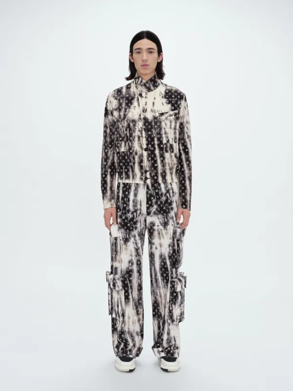 DOUBLE BREASTED OVERCOAT - BLACK sold by AMIRI