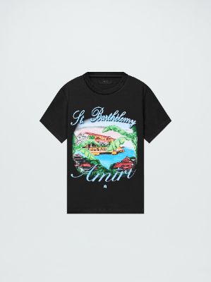 WOMEN - EDEN ROCK TEE - BLACK made by AMIRI