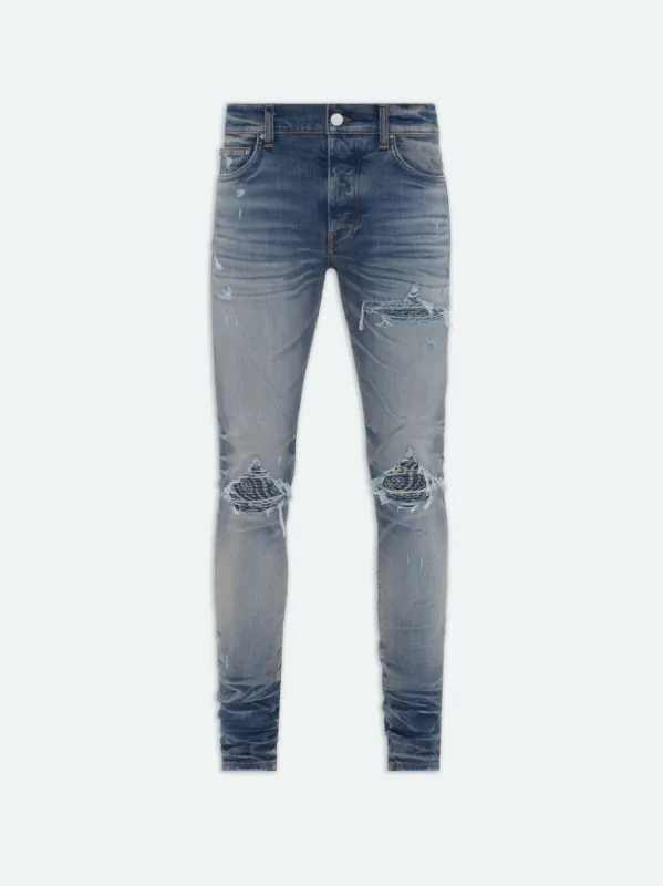 BANDANA JACQUARD MX1 JEAN - Vintage Indigo made by AMIRI