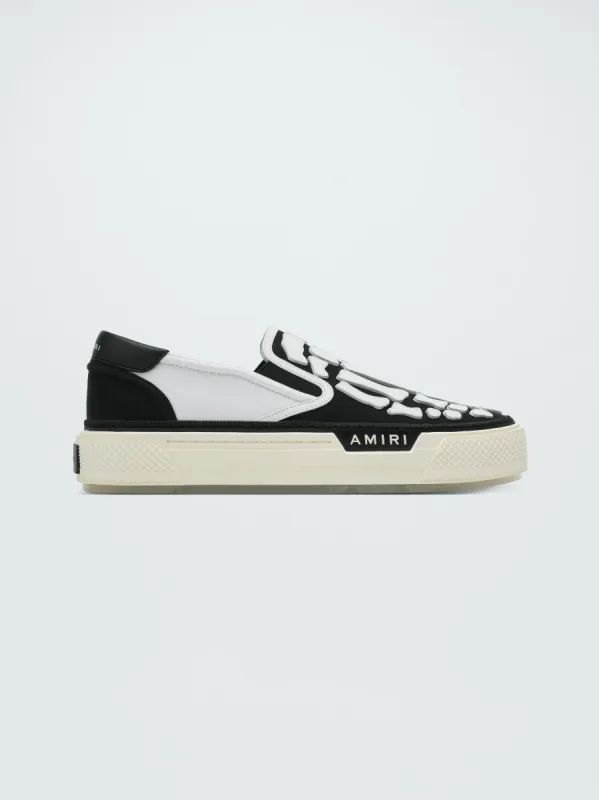 WOMEN - COURT SLIP-ON - WHITE / BLACK sold by AMIRI