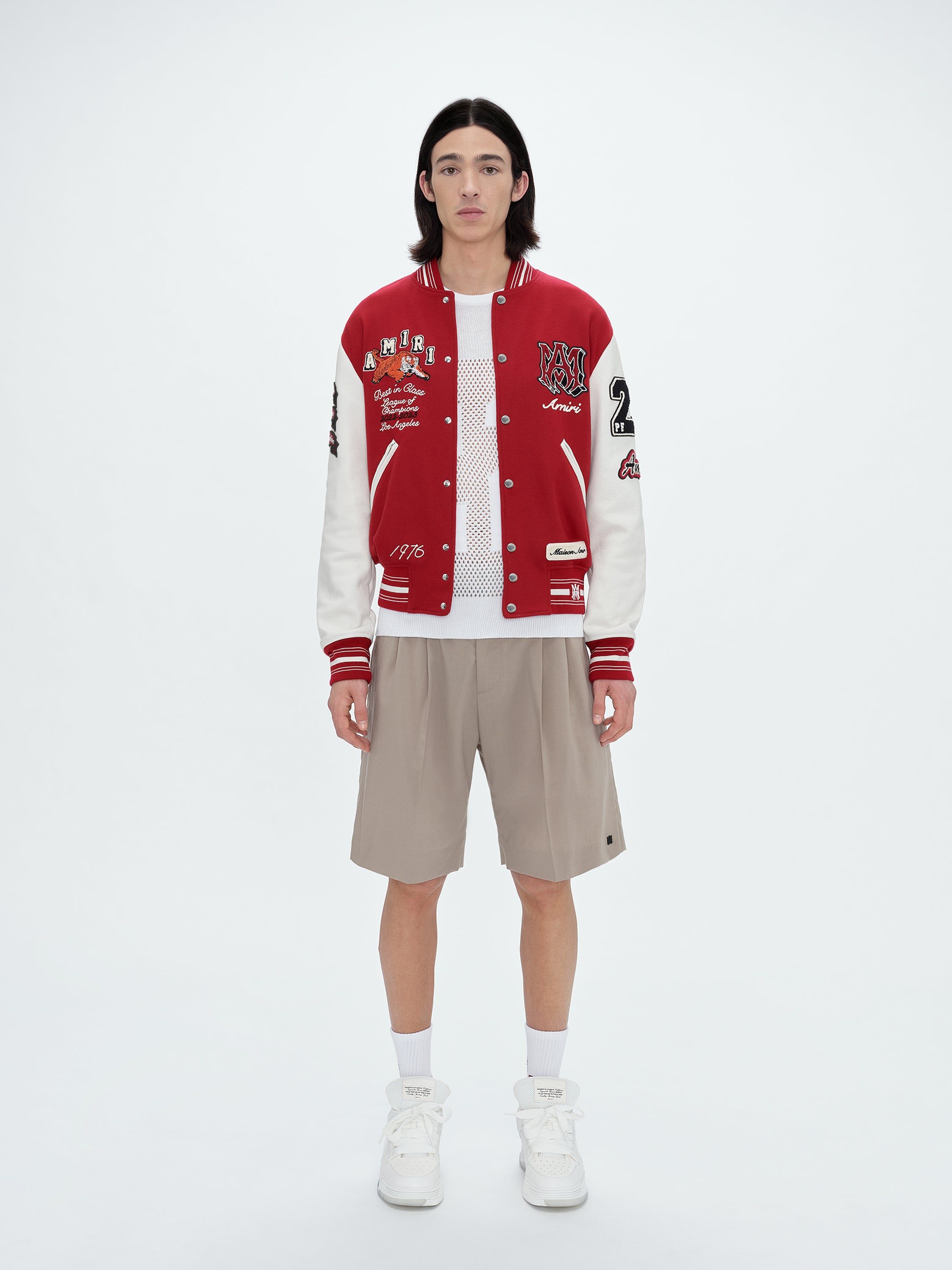 VINTAGE PATCH VARSITY BOMBER - RED sold by AMIRI product image thumbnail 2