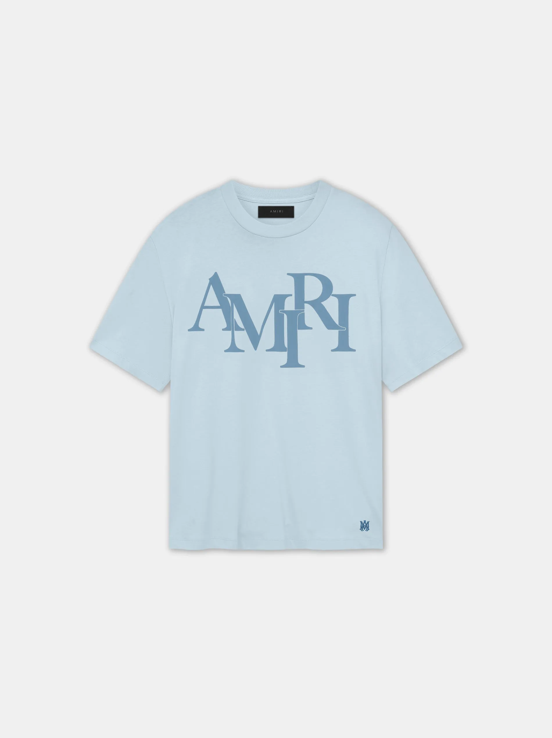 AMIRI STAGGERED TEE - Cerulean sold by AMIRI product image thumbnail 5