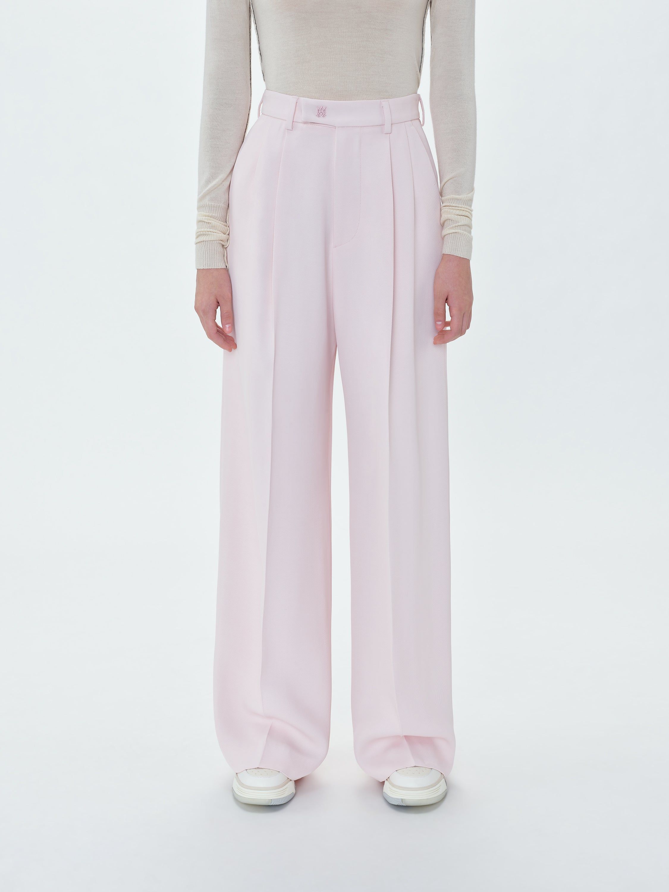 WOMEN - DOUBLE PLEATED TROUSERS - PINK sold by AMIRI product image thumbnail 4