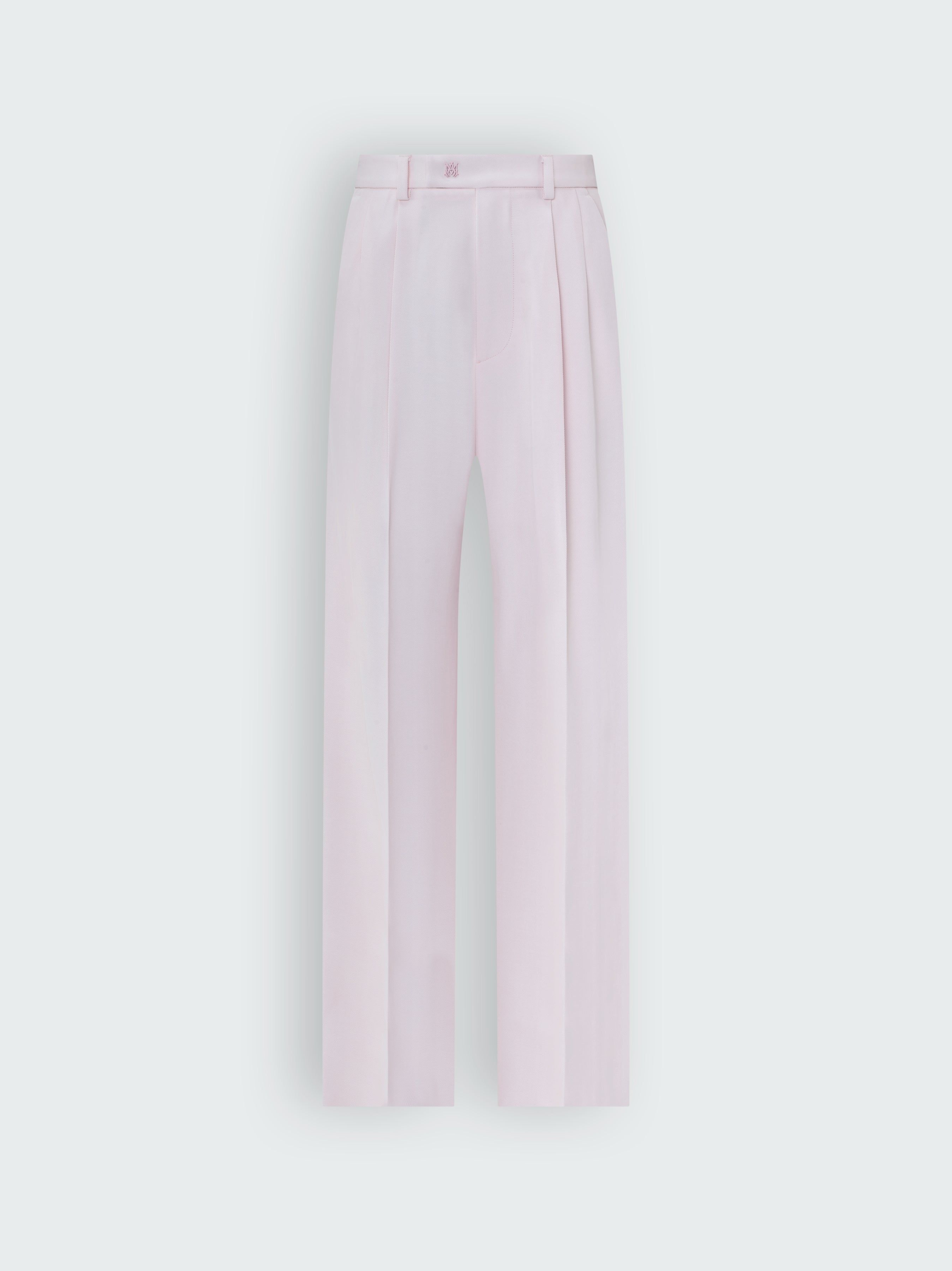 WOMEN - DOUBLE PLEATED TROUSERS - PINK sold by AMIRI