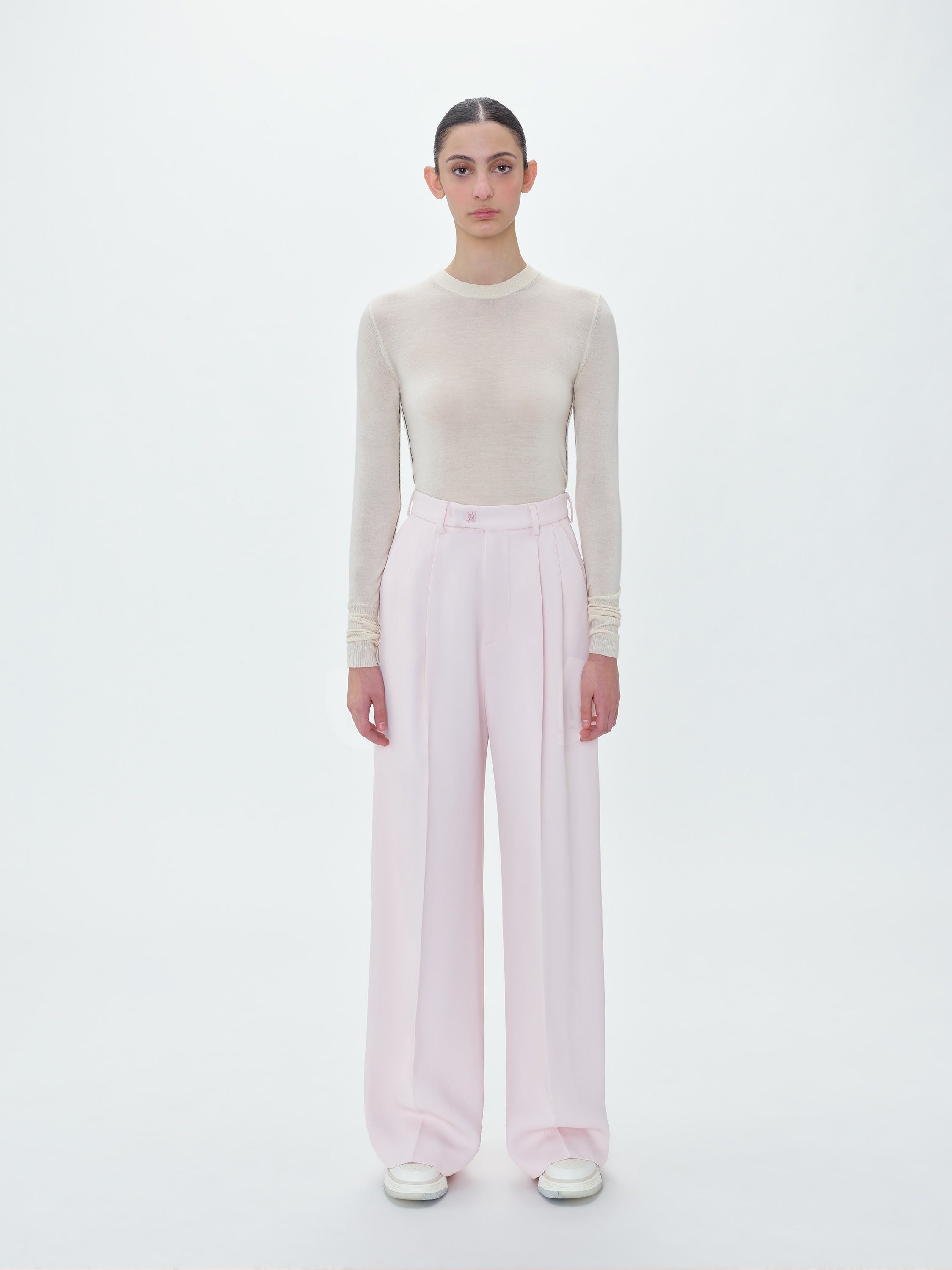 WOMEN - DOUBLE PLEATED TROUSERS - PINK sold by AMIRI product image thumbnail 2