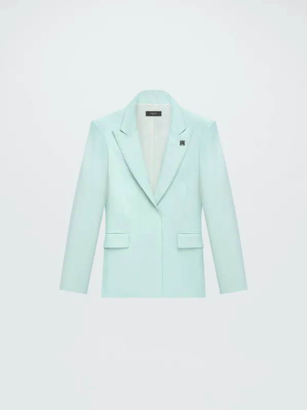WOMEN - SINGLE BREASTED BLAZER - GREEN made by AMIRI