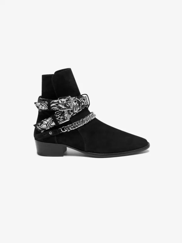 BANDANA BUCKLE BOOT - BLACK sold by AMIRI