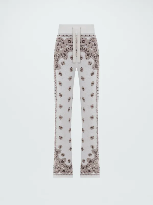 WOMEN - BANDANA PANTS - WHITE sold by AMIRI