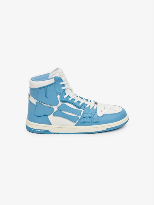 SKEL TOP HI - POWDER BLUE / WHITE sold by AMIRI