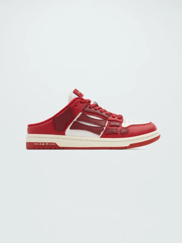 WOMEN - SKELTOP MULE - RED made by AMIRI