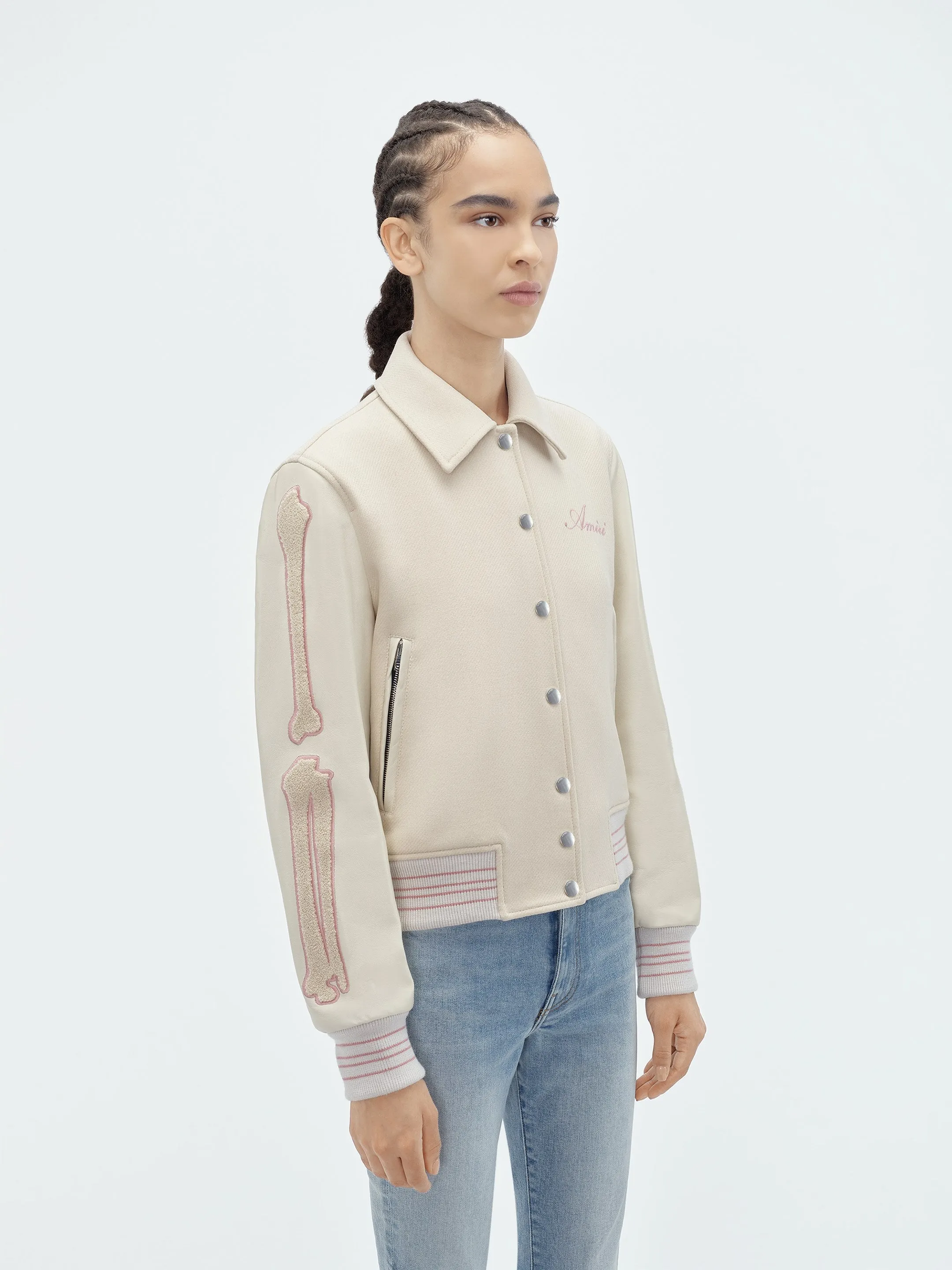 WOMEN - BONES JACKET - Alabaster sold by AMIRI product image thumbnail 4