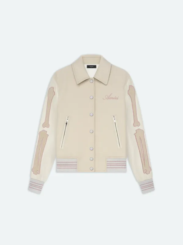 WOMEN - BONES JACKET - Alabaster sold by AMIRI