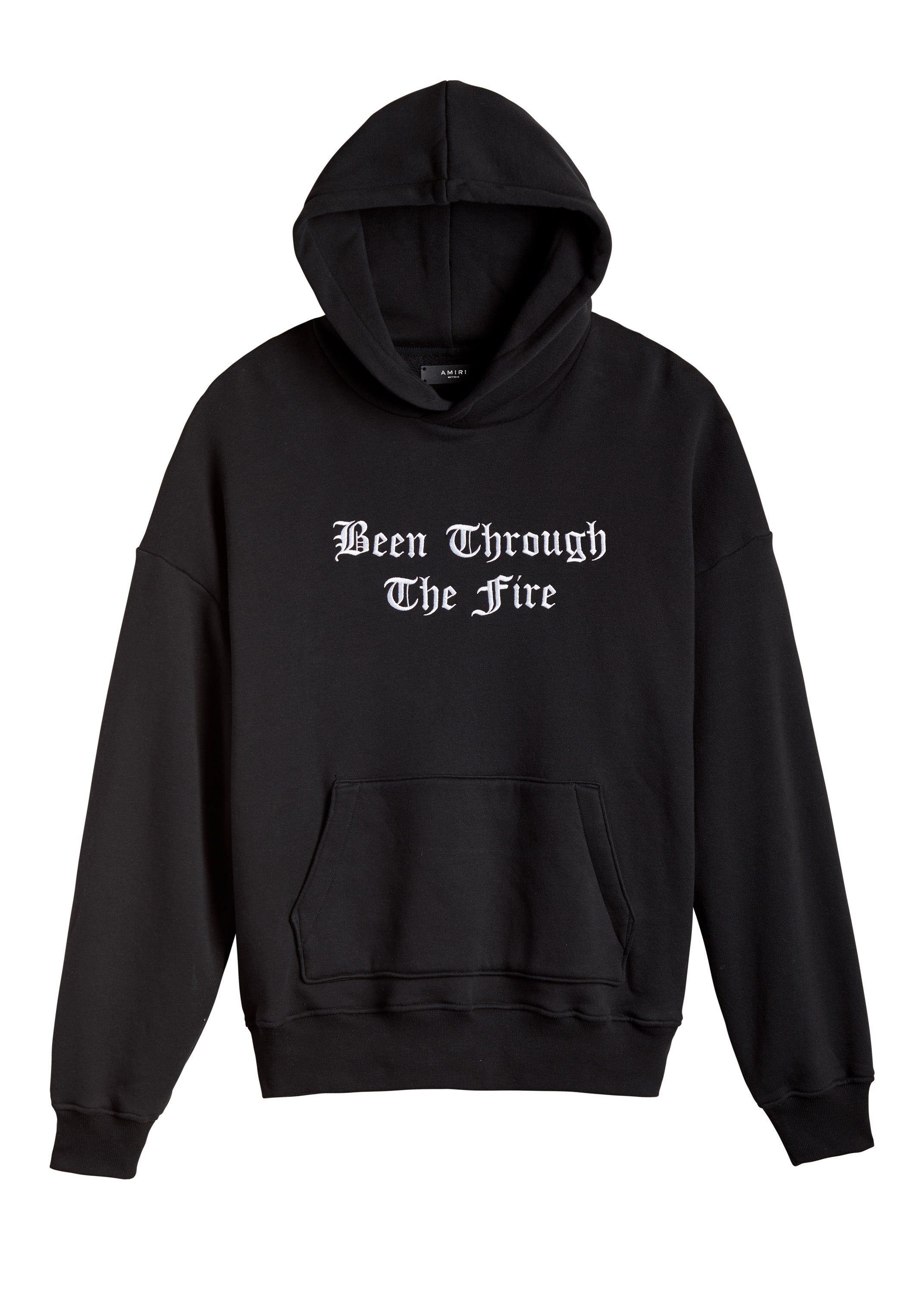 Been Through The Fire Hoodie - Black sold by AMIRI
