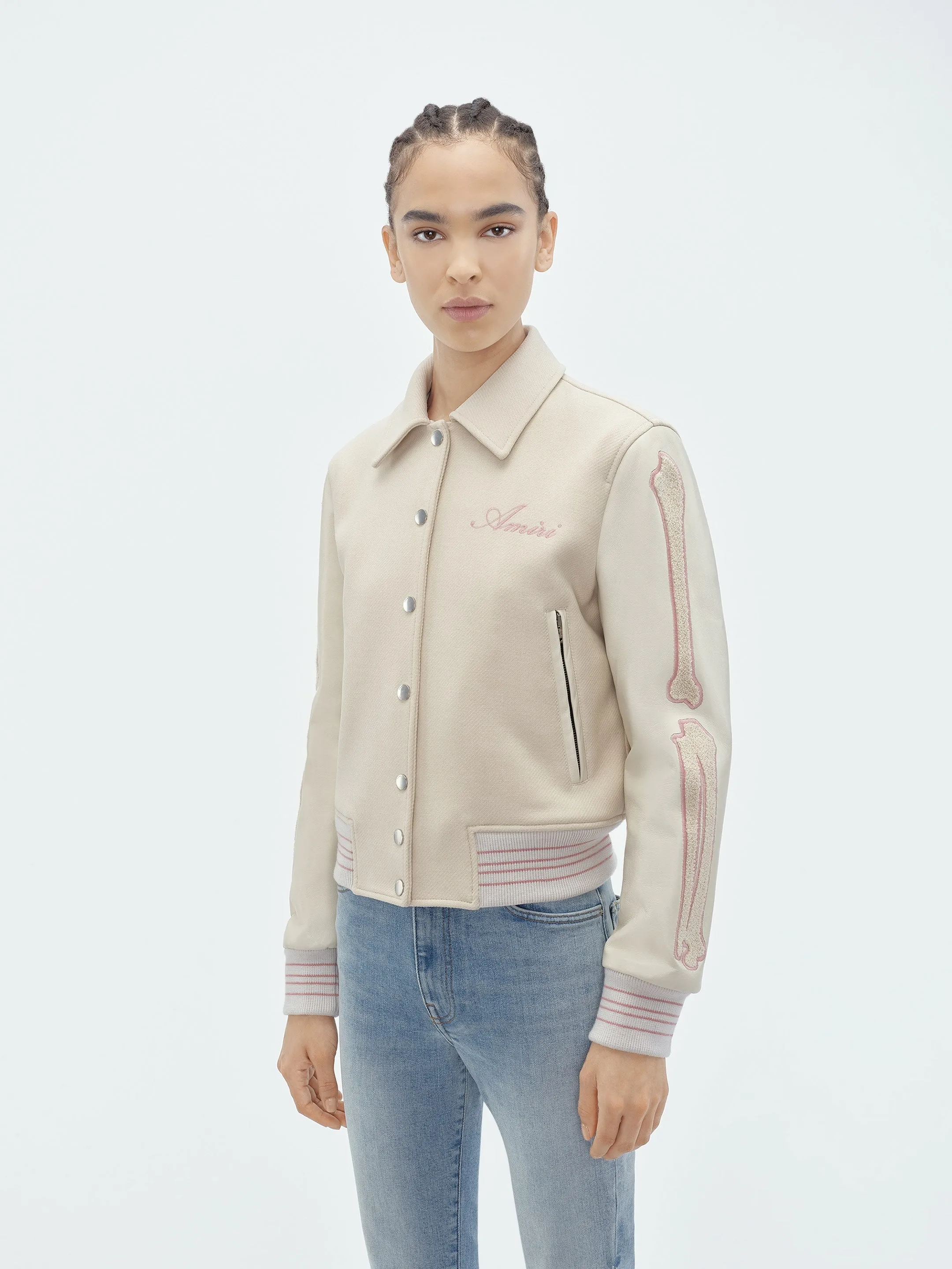 WOMEN - BONES JACKET - Alabaster sold by AMIRI product image thumbnail 3