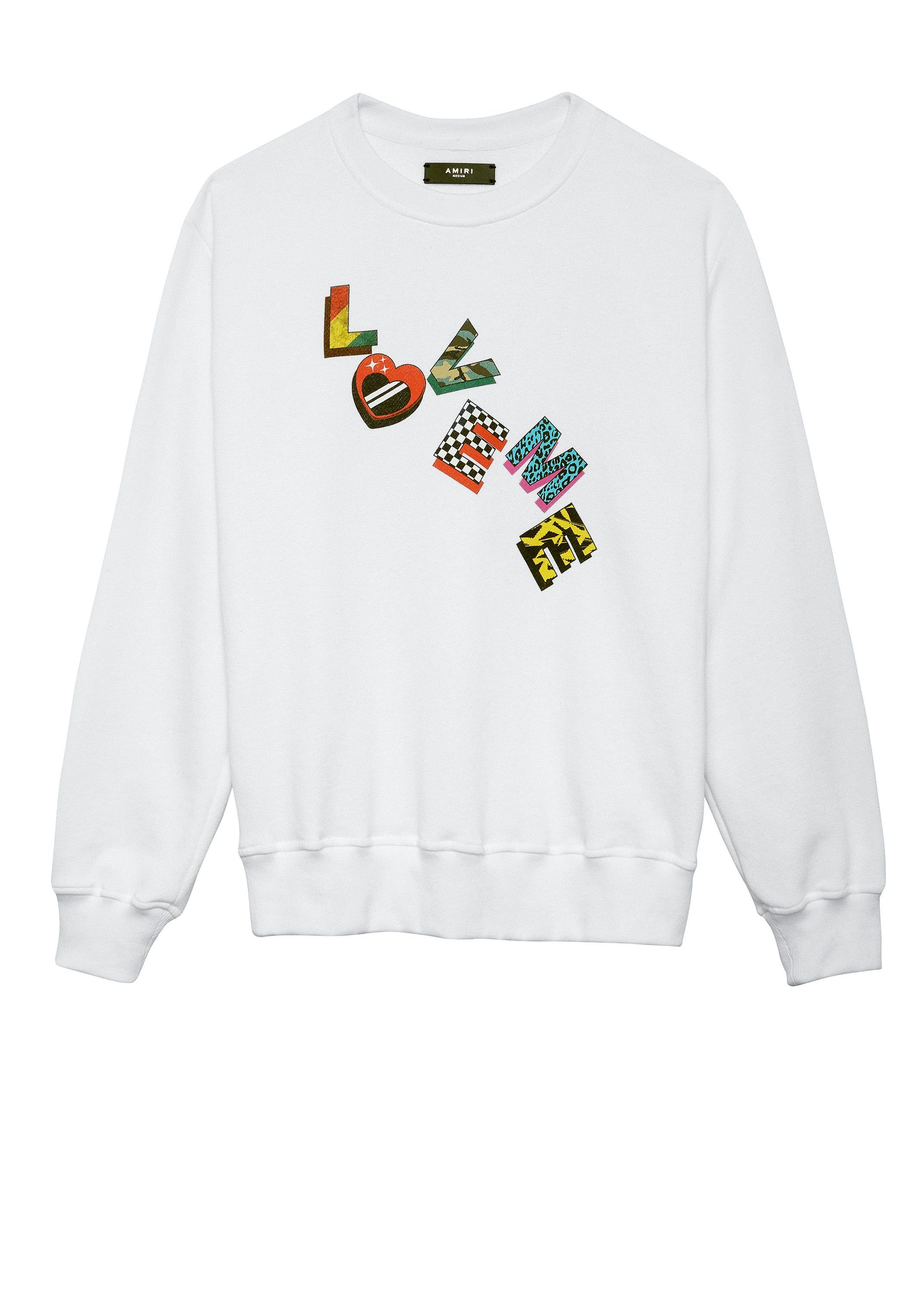 Love Me Crew White sold by AMIRI