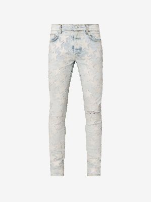 CHEMIST LEATHER STARS JEAN - VINTAGE SKY INDIGO made by AMIRI
