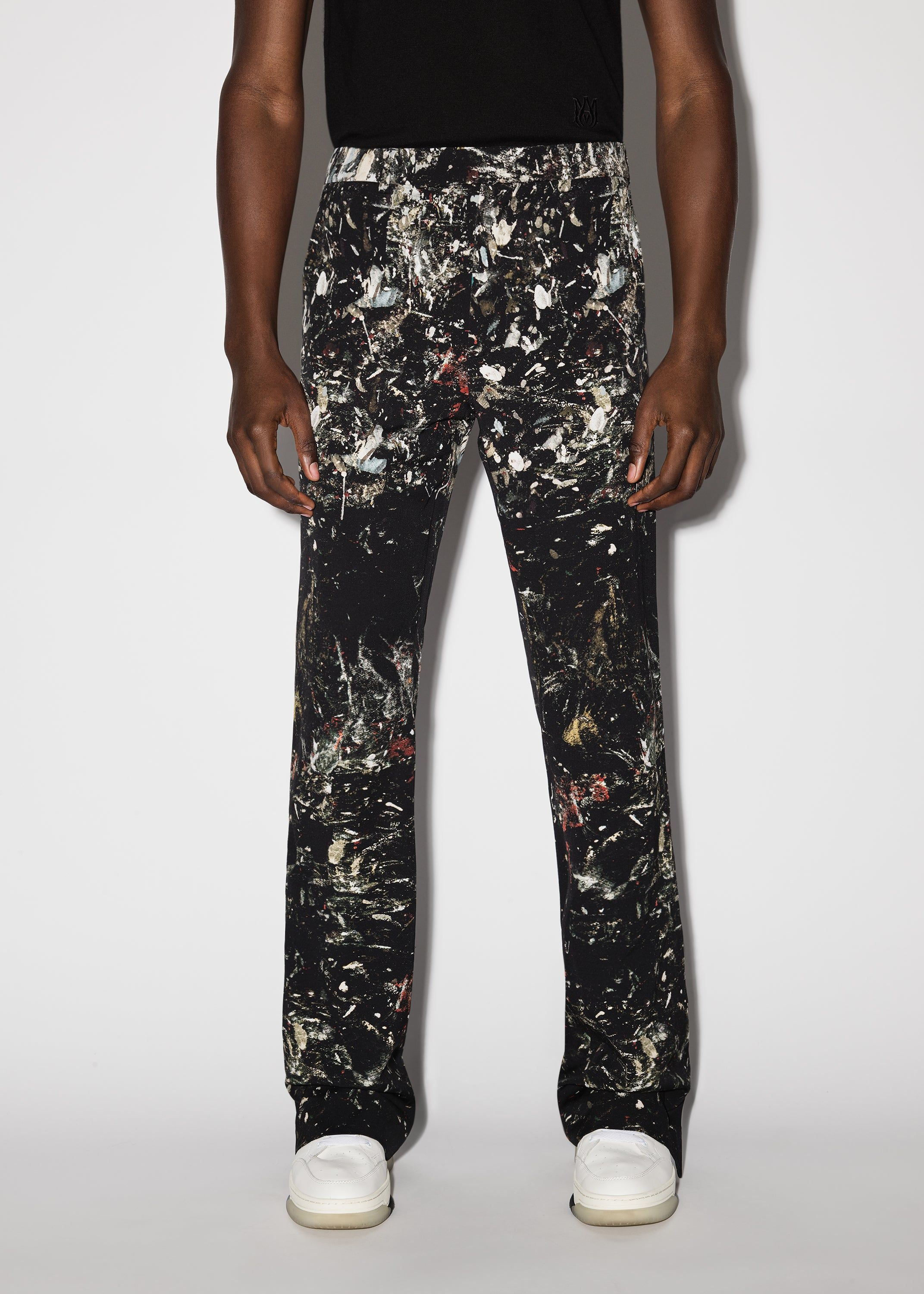 PAINT SPLATTER FLARE PANTS - BLACK sold by AMIRI product image thumbnail 2