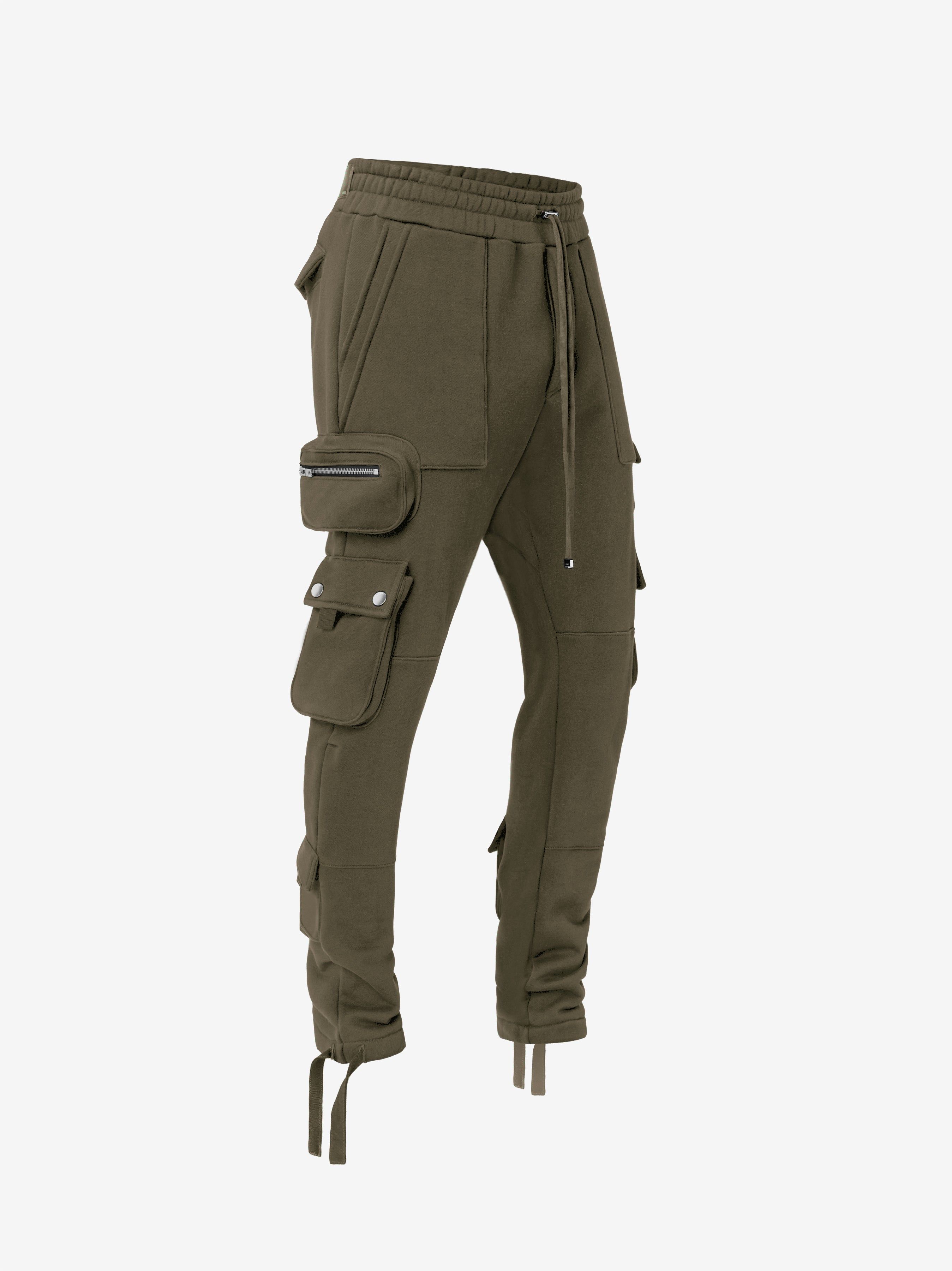 TACTICAL CARGO SWEATPANT - MILITARY GREEN sold by AMIRI