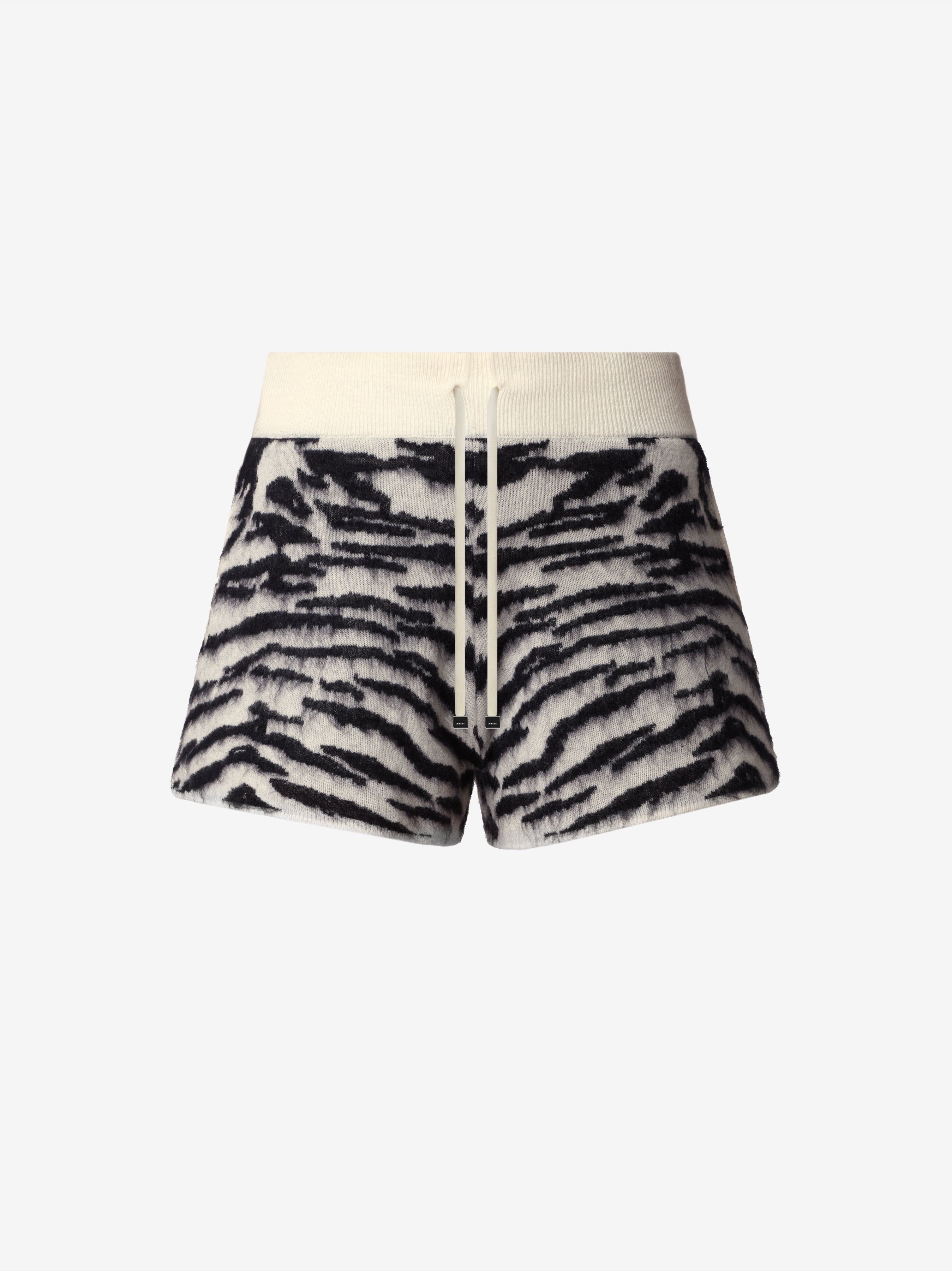 WOMEN - ANIMAL JACQUARD SHORTS - BLACK / WHITE sold by AMIRI product image thumbnail 2