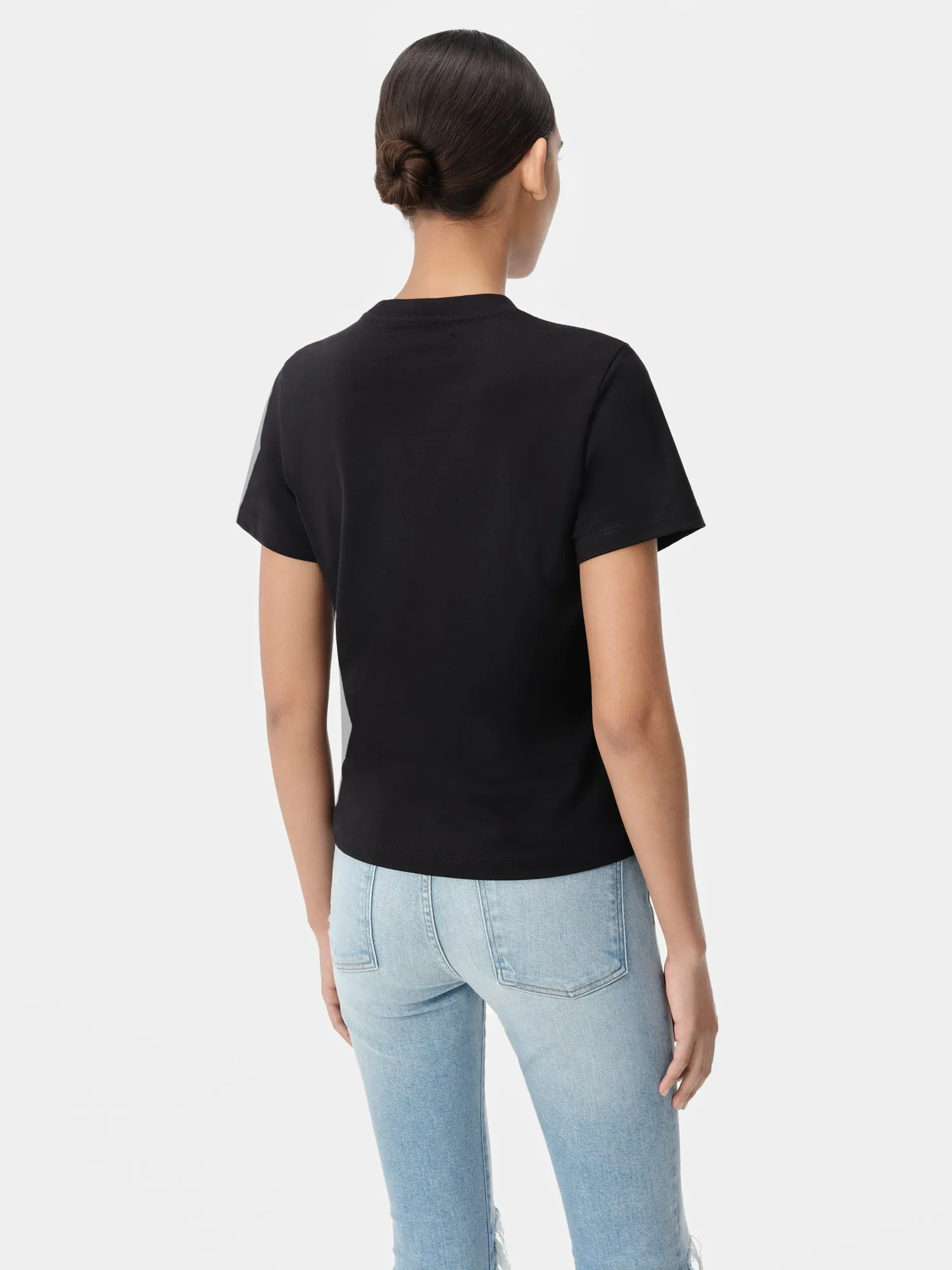 WOMEN - WOMEN'S AMIRI CORE LOGO TEE - Black sold by AMIRI product image thumbnail 4