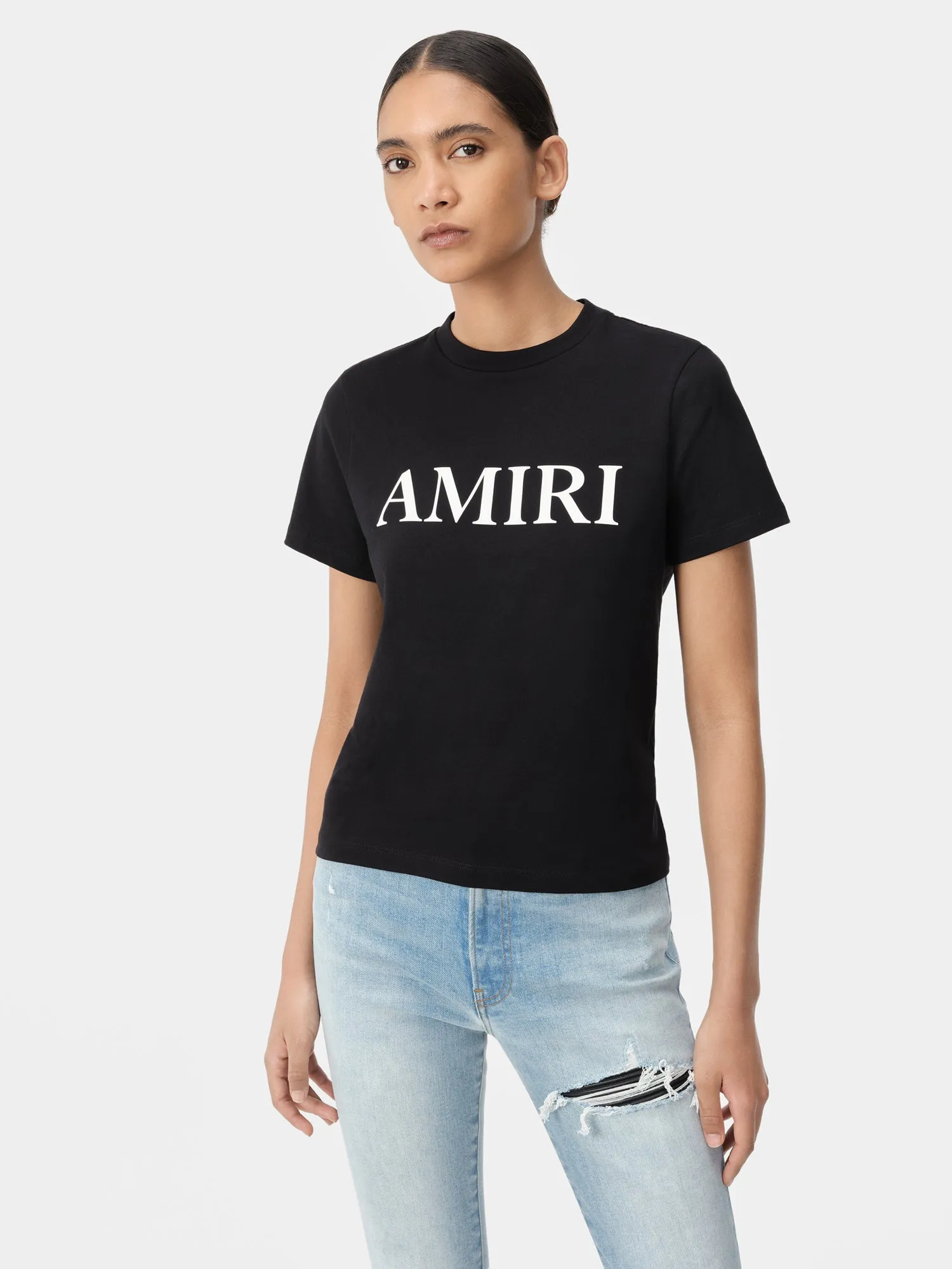 WOMEN - WOMEN'S AMIRI CORE LOGO TEE - Black sold by AMIRI product image thumbnail 2