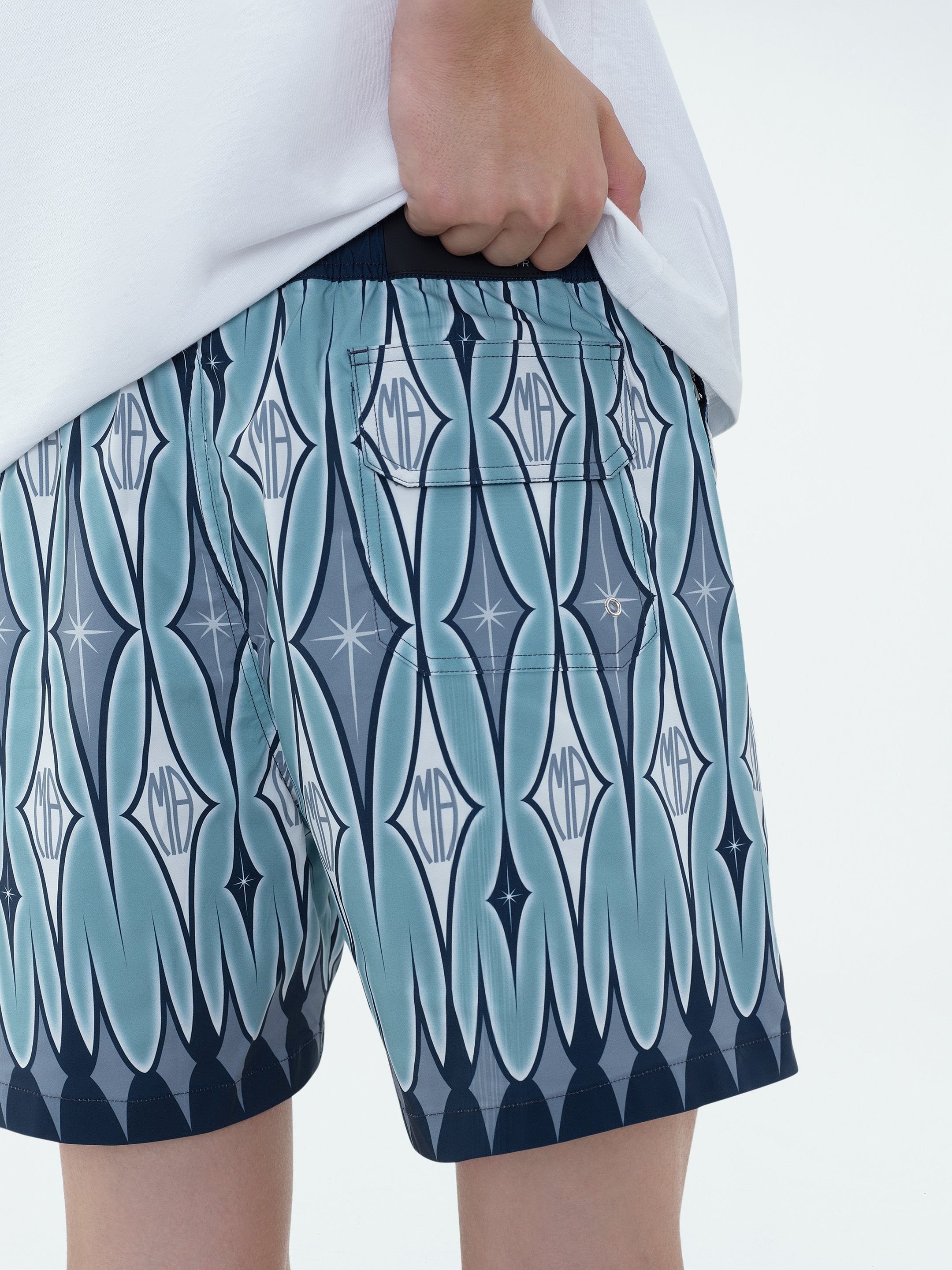 ARGYLE SWIM TRUNK - AQUA sold by AMIRI product image thumbnail 7