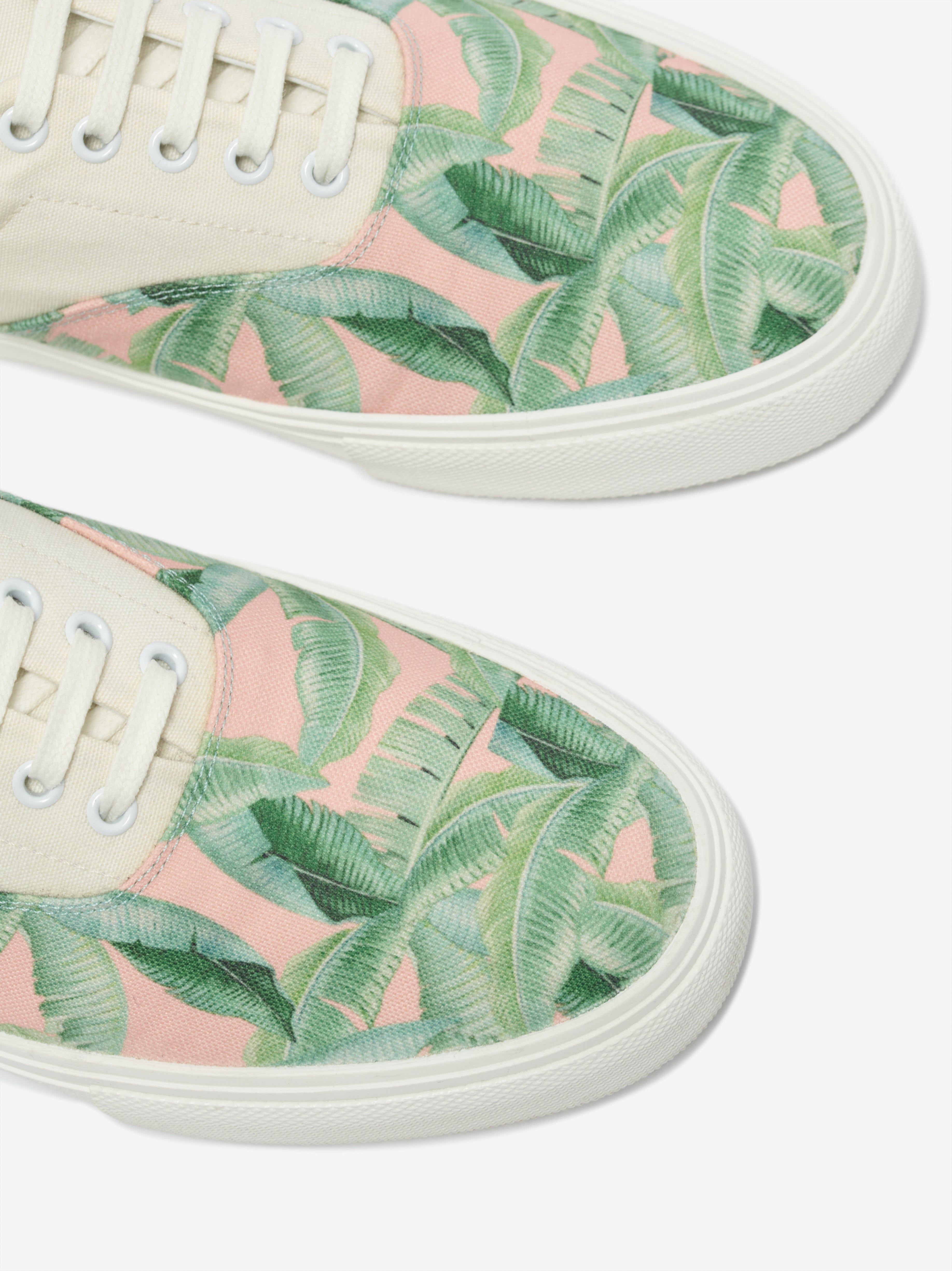 Small Banana Leaf Lace Up - Green / Peach / Natural sold by AMIRI product image thumbnail 5