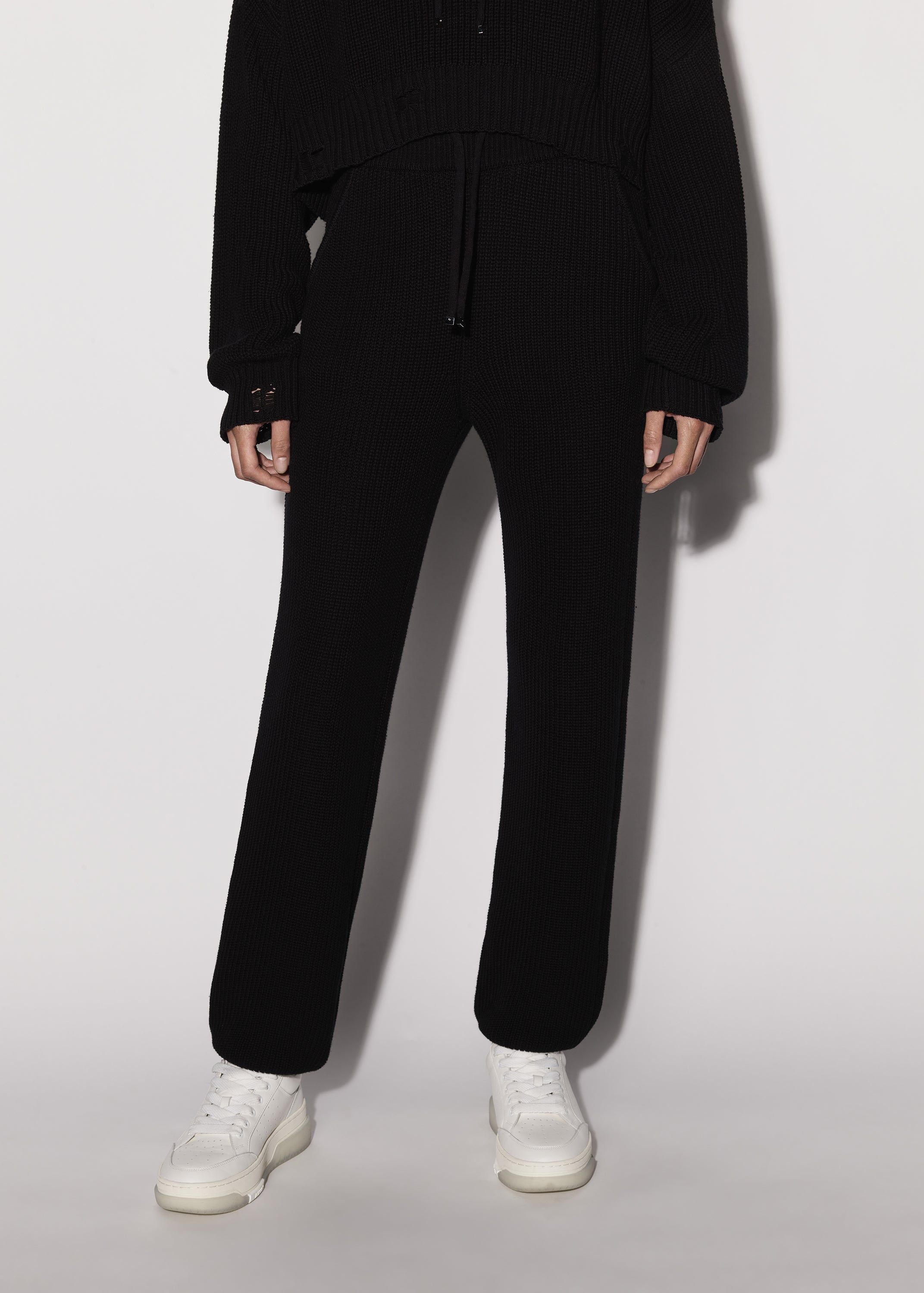 WOMEN - RIB SWEATPANTS - BLACK sold by AMIRI product image thumbnail 3