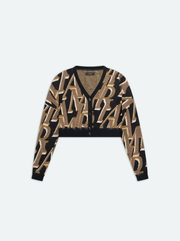 トップス WES LANG REPEAT SKULL CARDIGAN / BLACK WOMEN - WES LANG REPEAT SKULL CARDIGAN | Parallel