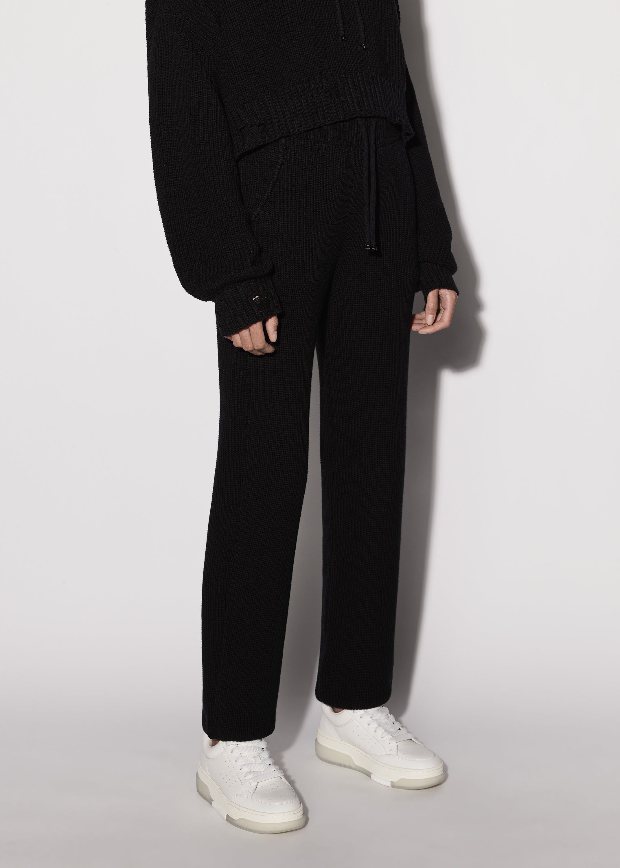 WOMEN - RIB SWEATPANTS - BLACK sold by AMIRI product image thumbnail 4