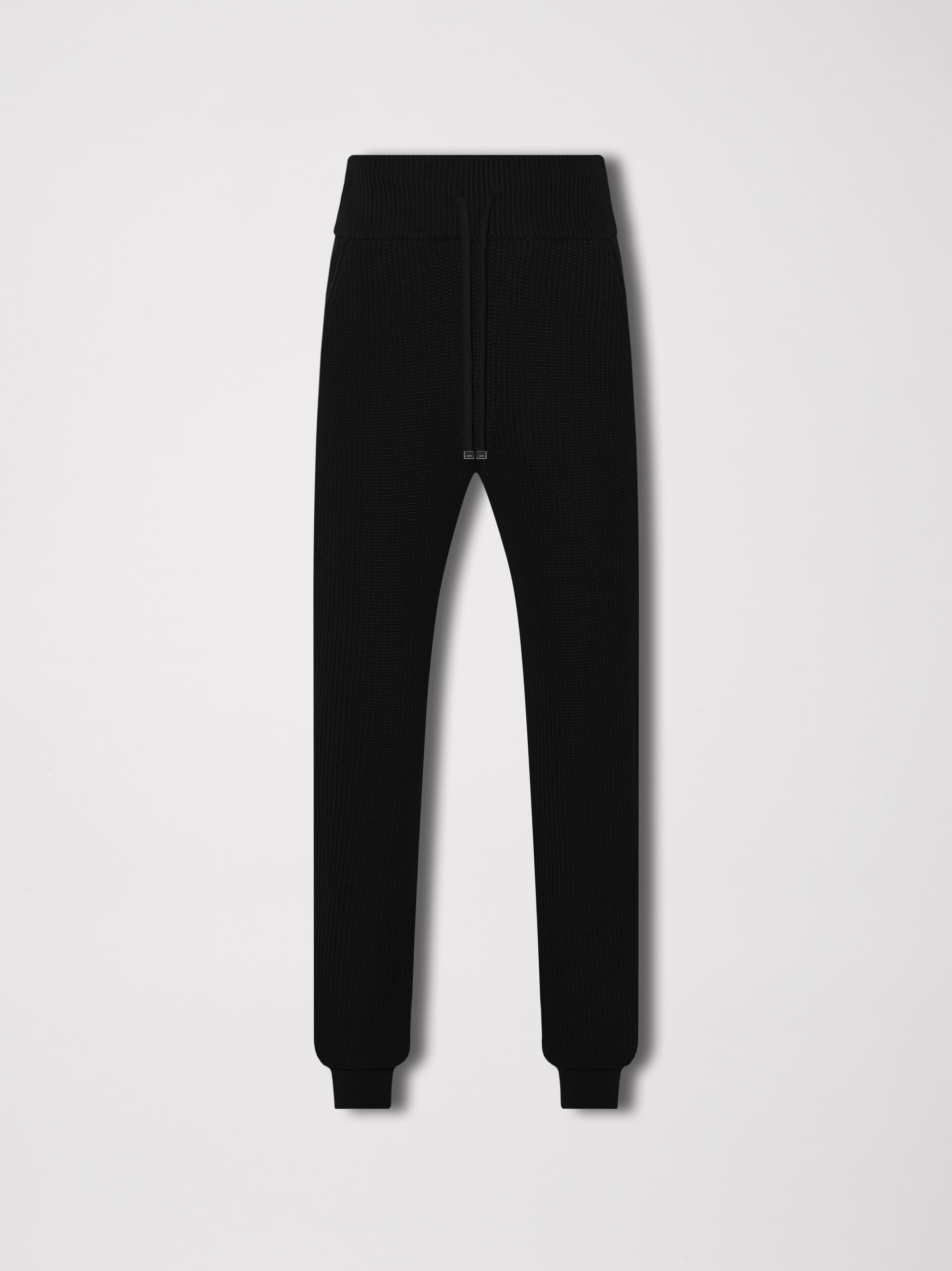 WOMEN - RIB SWEATPANTS - BLACK sold by AMIRI