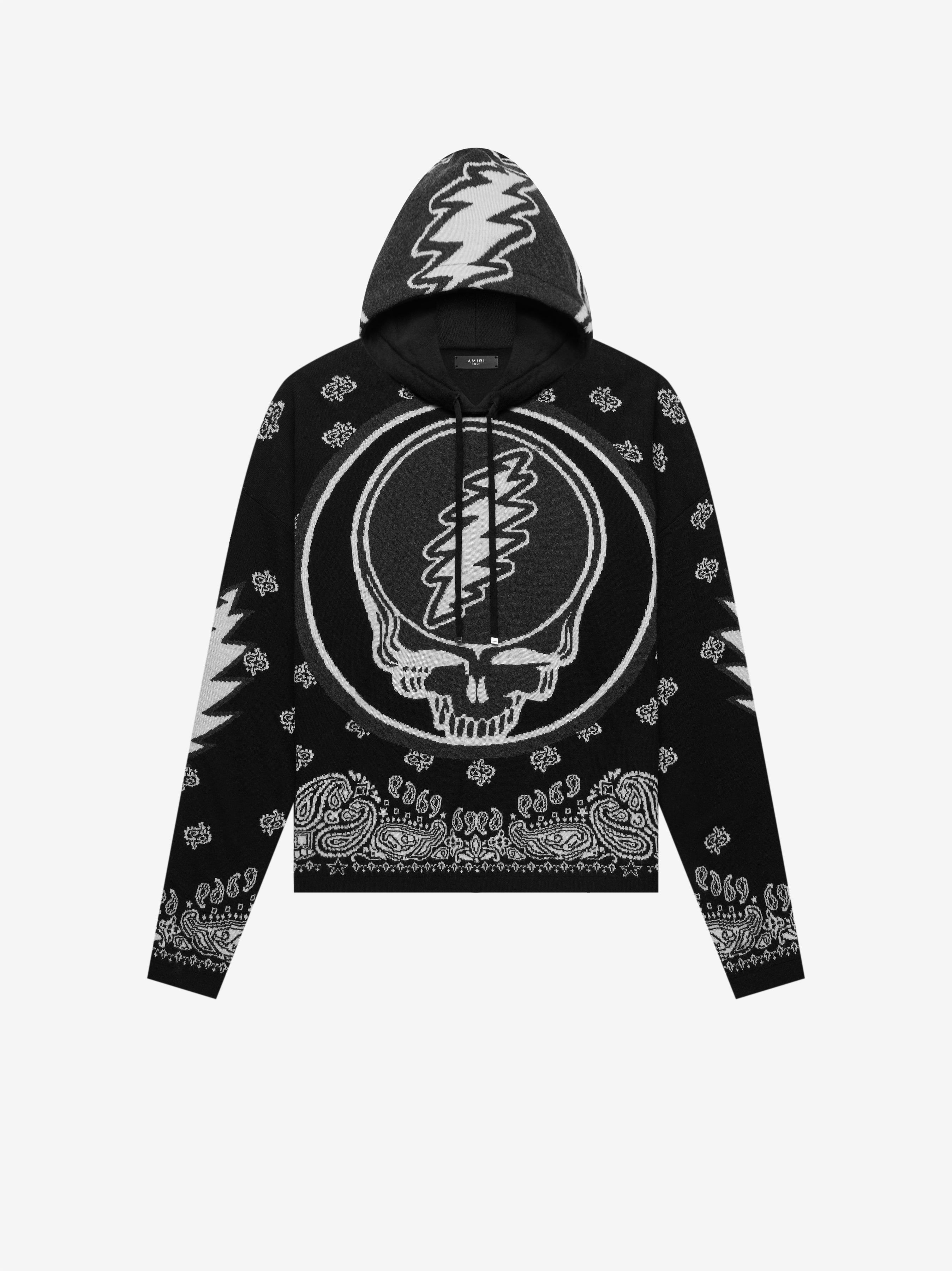 GRATEFUL DEAD HOODIE - BLACK sold by AMIRI