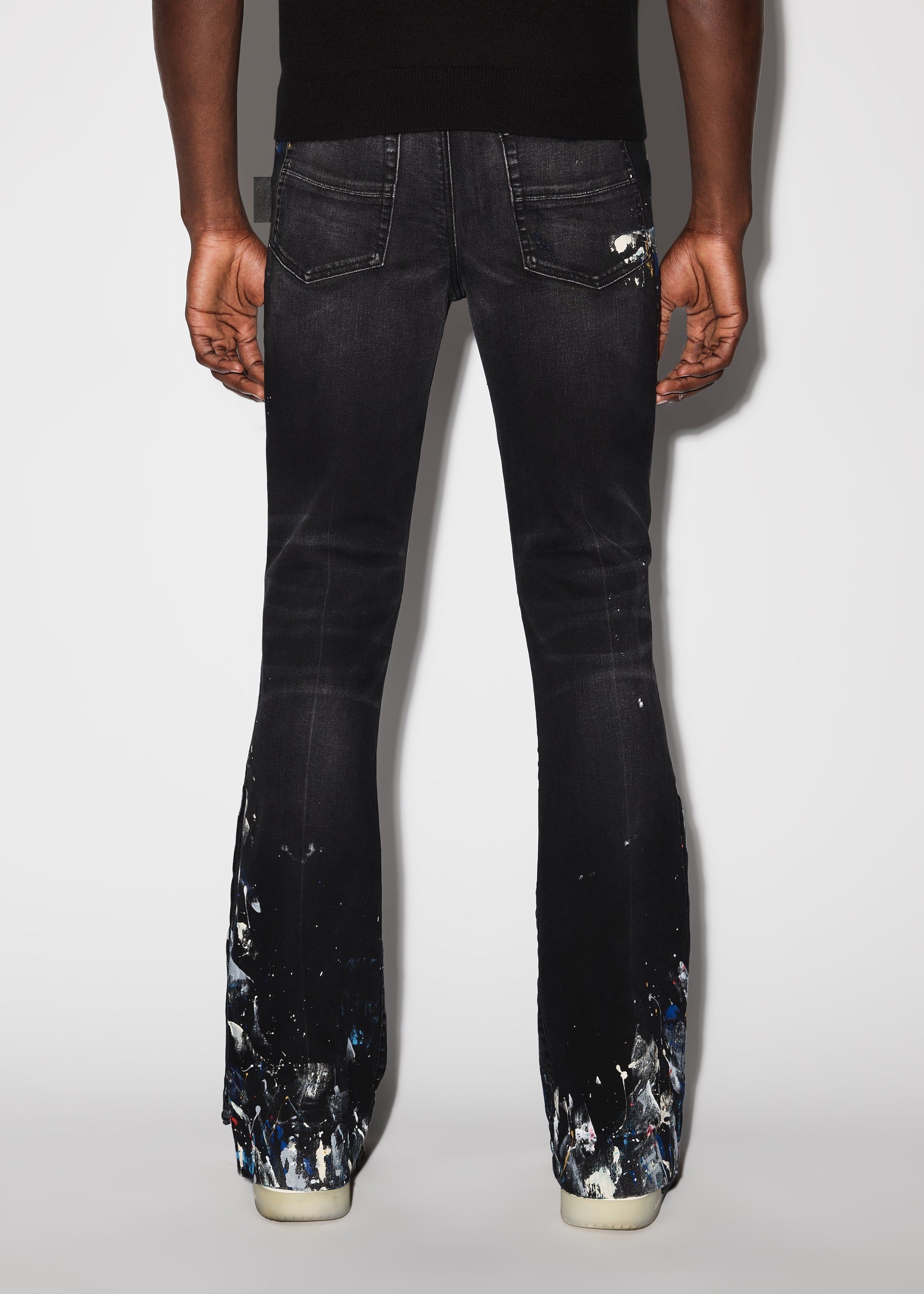 PAINT SPLATTER FLARE JEAN - AGED BLACK sold by AMIRI product image thumbnail 4
