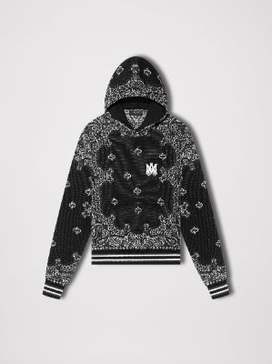 【大人気！】AMIRI☆Bandana B-Ballパーカー Amiri Bandana B-Ball Hoodie in Blue & Black | FWRD