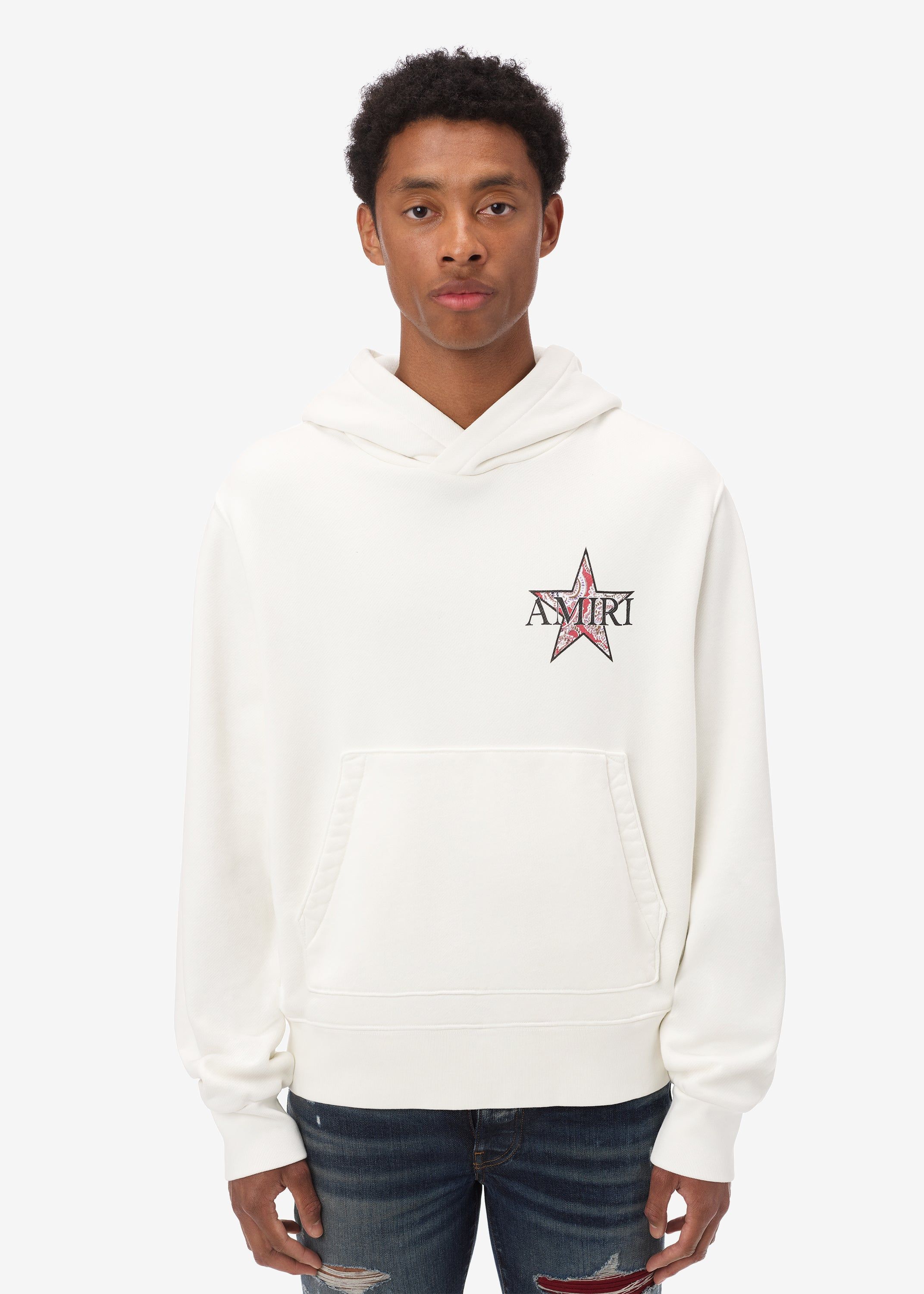 PAISLEY STAR HOODIE - WHITE sold by AMIRI product image thumbnail 2