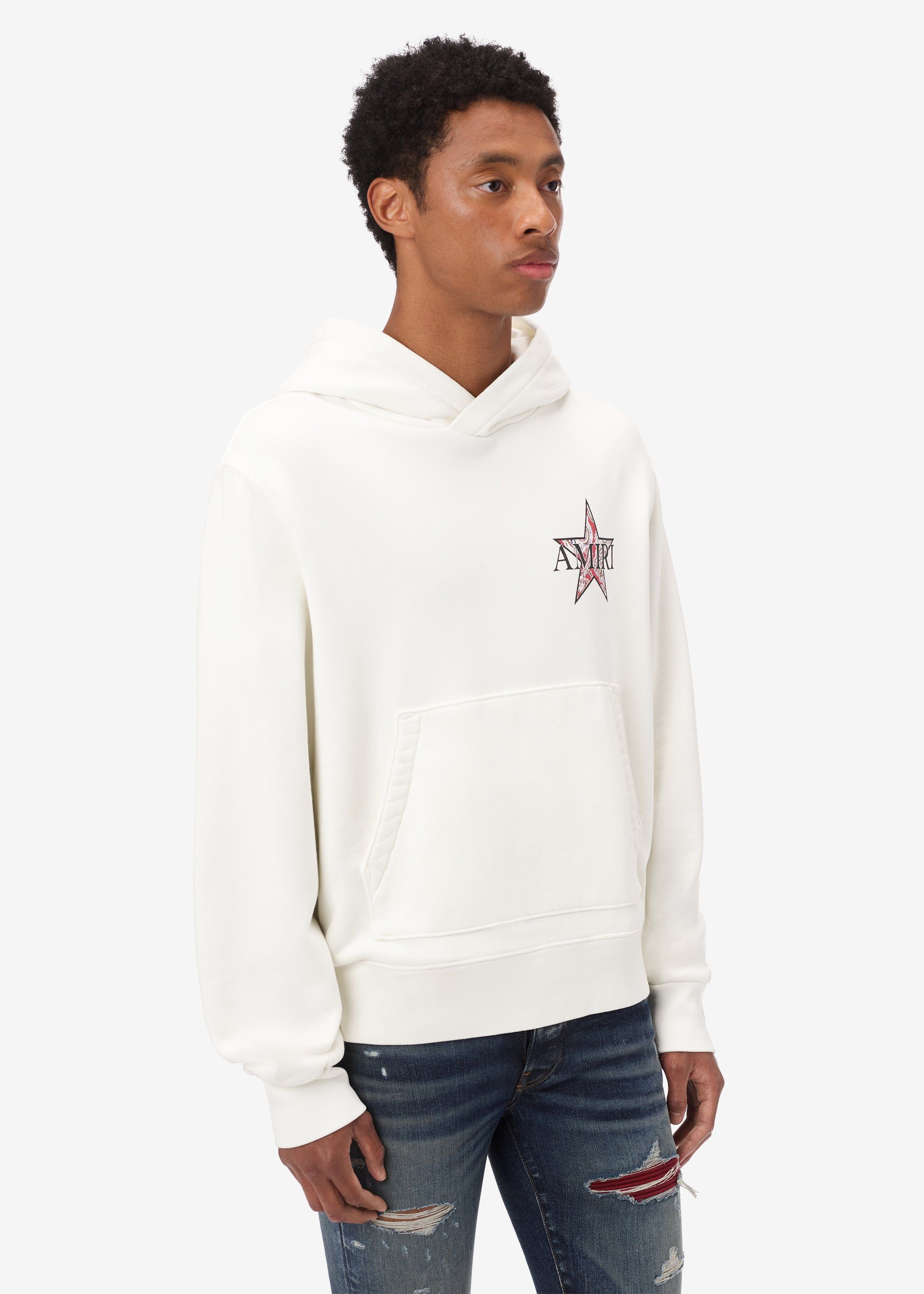 PAISLEY STAR HOODIE - WHITE sold by AMIRI product image thumbnail 3