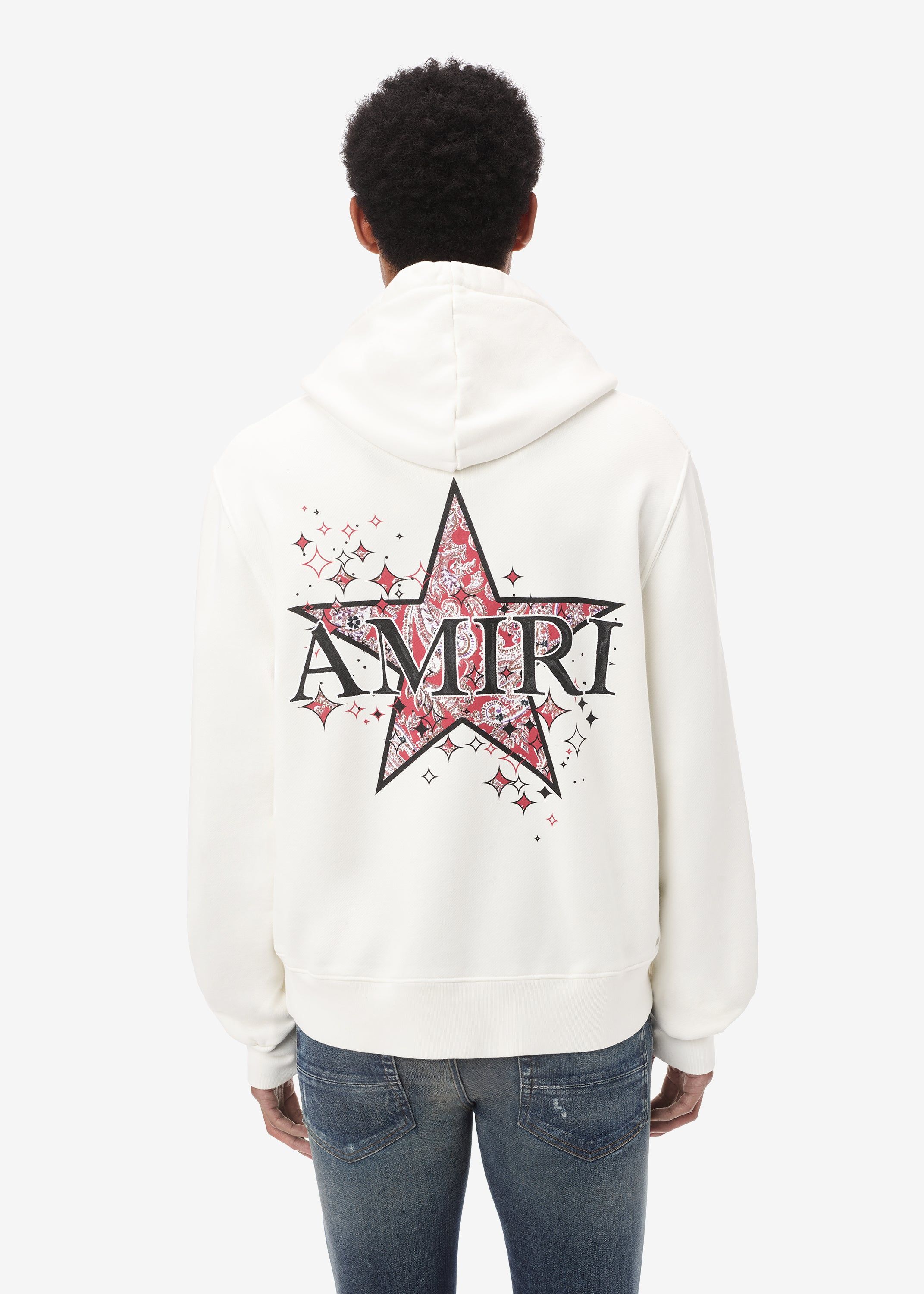 PAISLEY STAR HOODIE - WHITE sold by AMIRI product image thumbnail 4