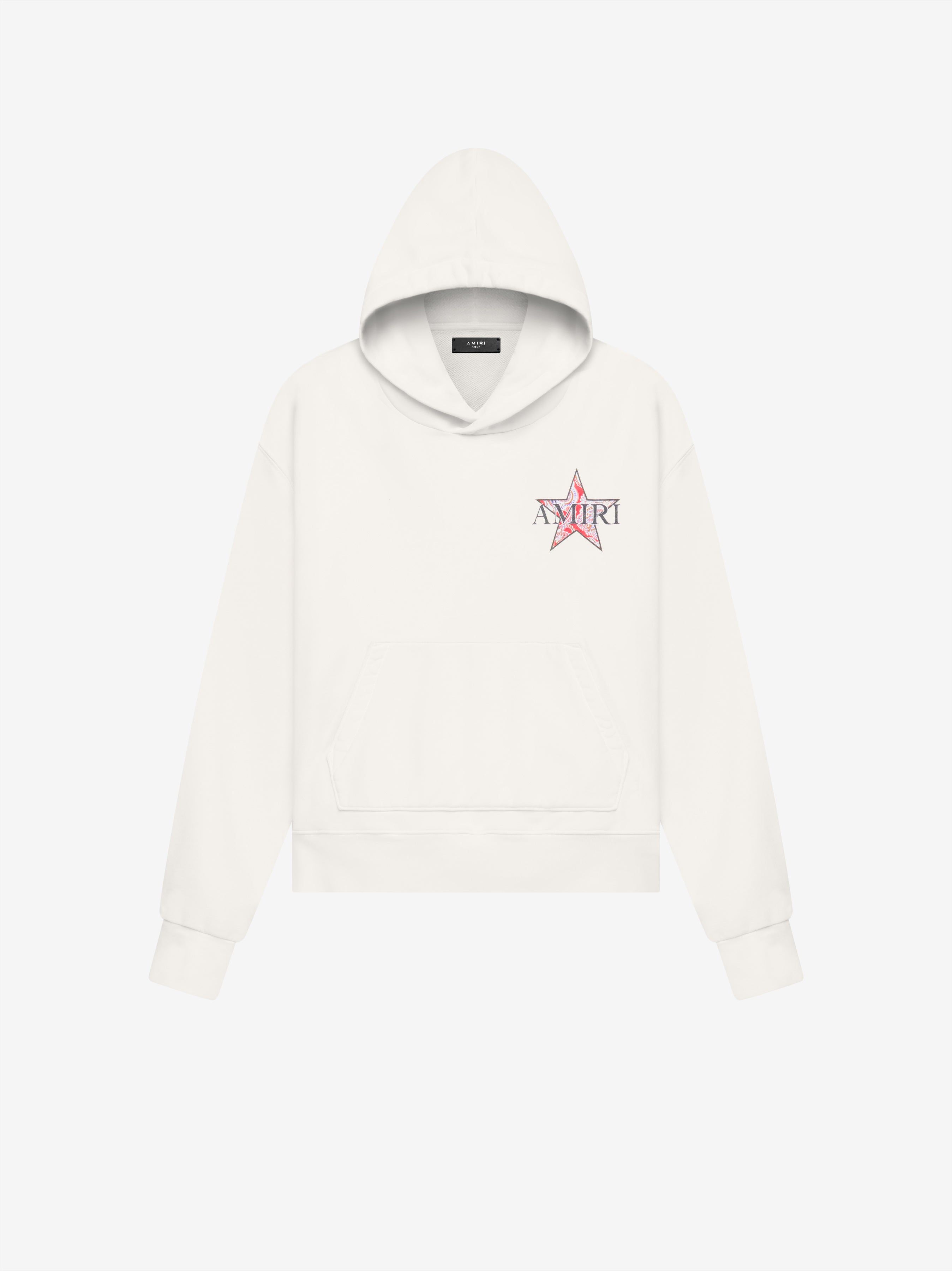 PAISLEY STAR HOODIE - WHITE sold by AMIRI