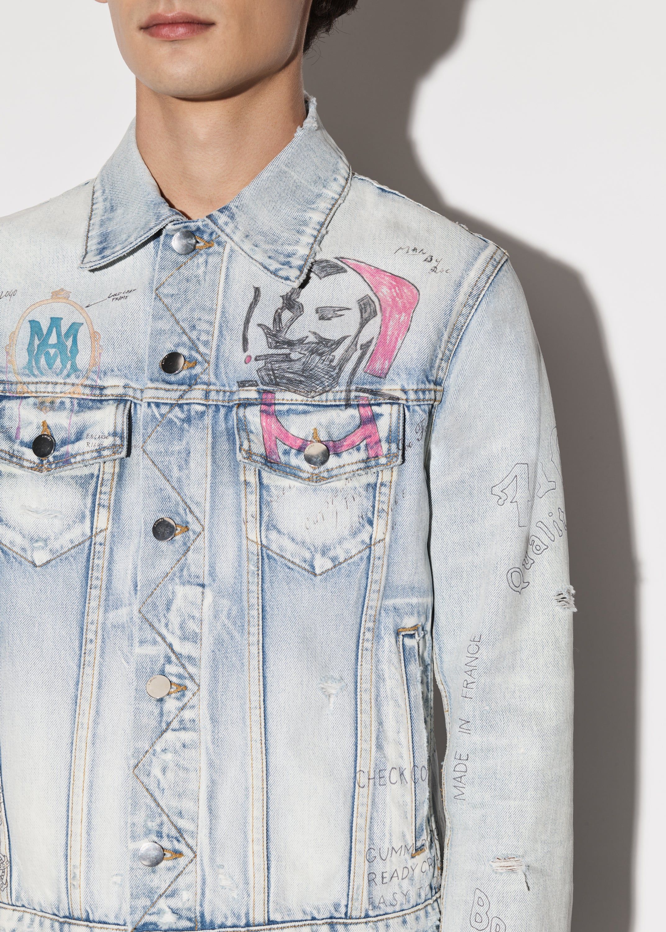 ZIG-ZAG TRUCKER - LIGHT INDIGO sold by AMIRI product image thumbnail 5