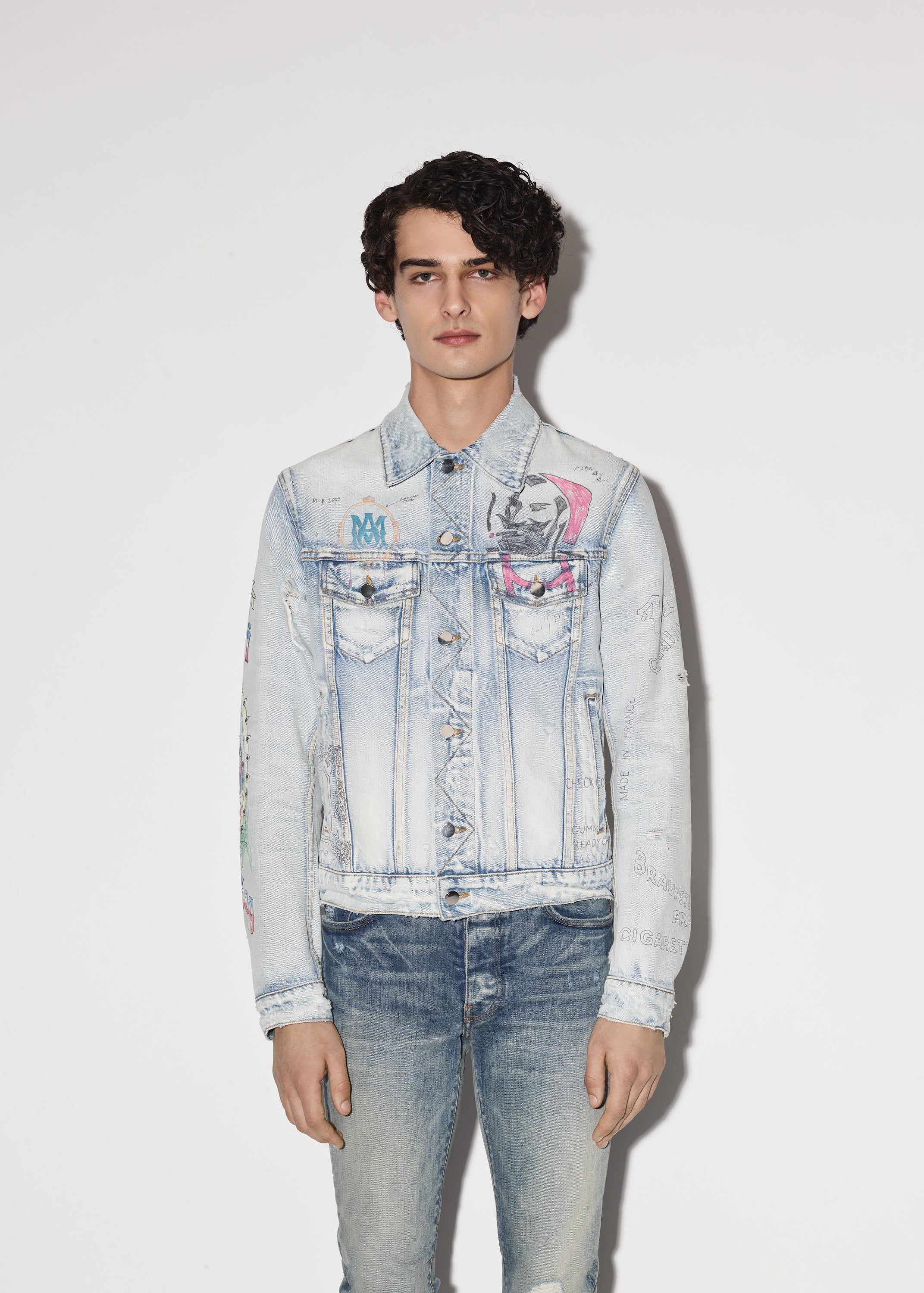 ZIG-ZAG TRUCKER - LIGHT INDIGO sold by AMIRI product image thumbnail 2