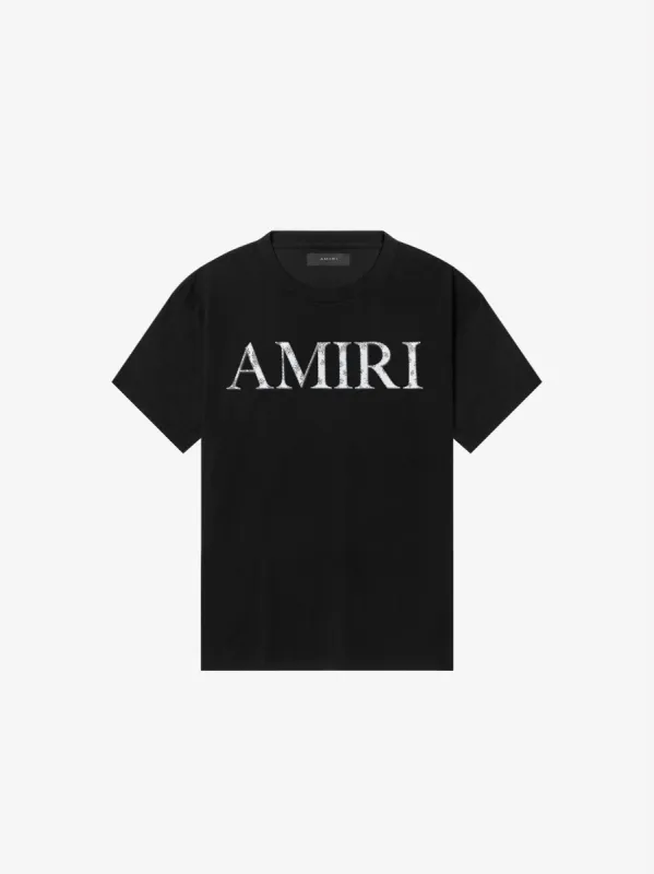 AMIRI BANDANA LOGO TEE - BLACK sold by AMIRI